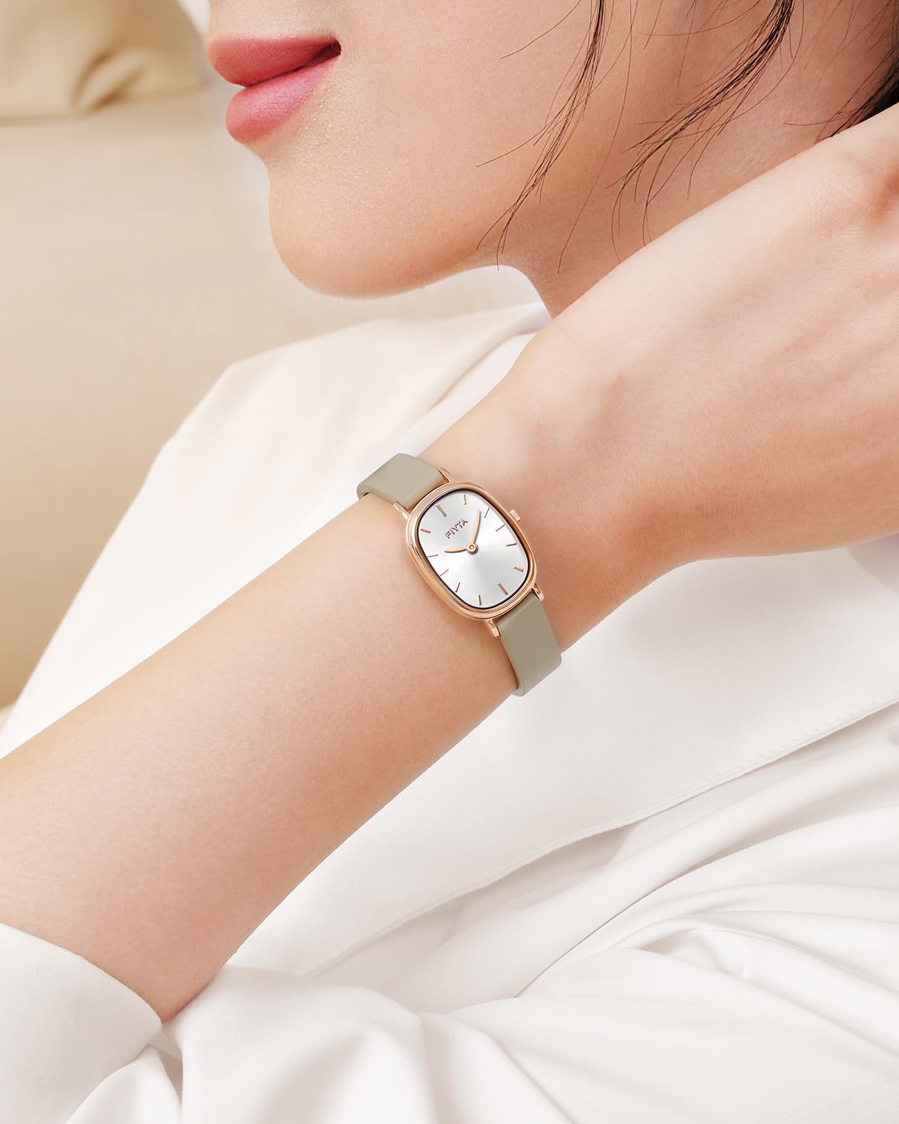 Elegant Cocoa Series Women's Classic Watch - 2-Hand Quartz Movement, 21mm Oval Case, 3ATM Water Resistance - Perfect Gift for Women, Mothers, Wives & Loved Ones | Ideal for Office, Date Night & Special Occasions