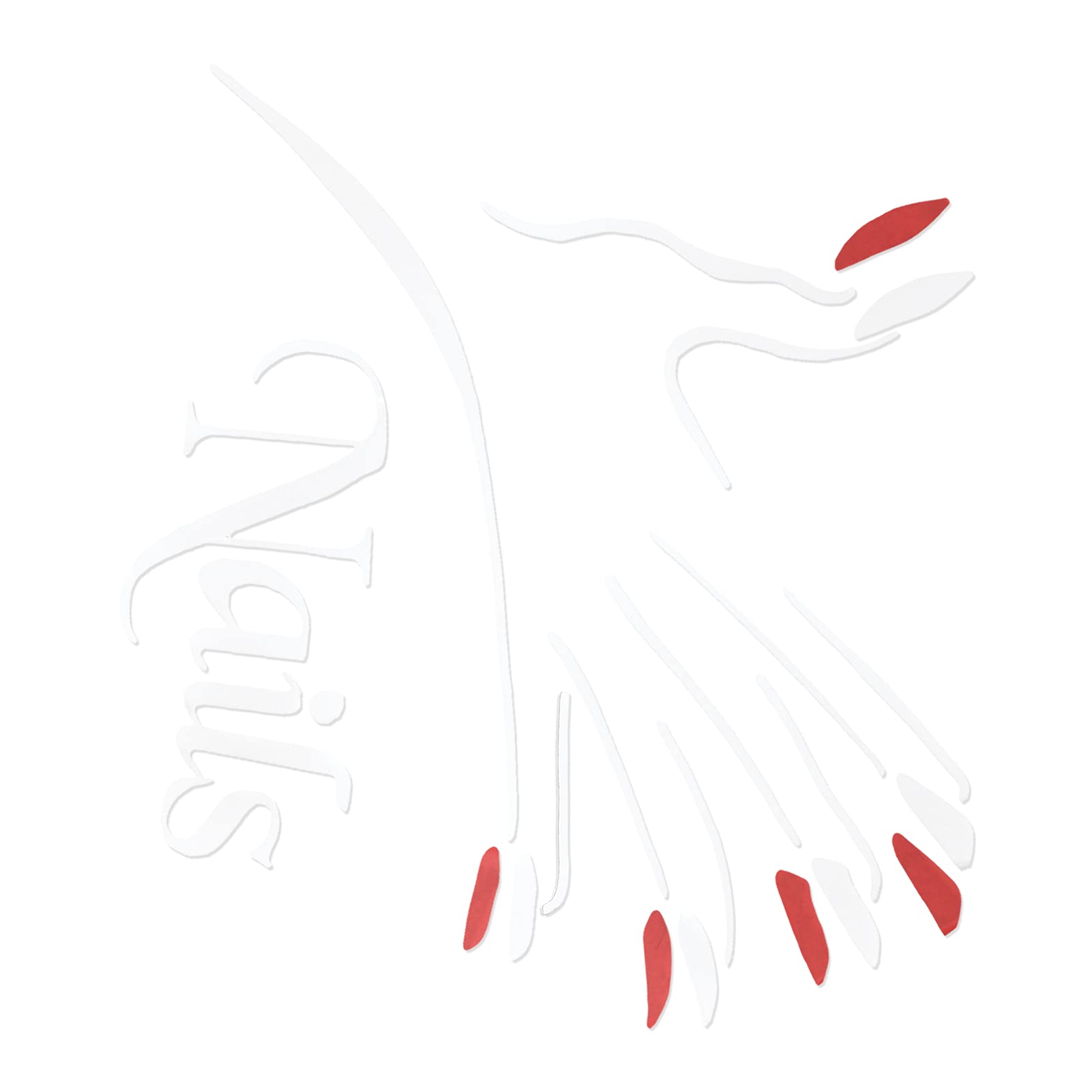 EXCLUZO Waterproof PVC Vinyl Wall Stickers - Durable Salon Wall Decals for Nail Salons, Windows & Home Decor | Stylish & Long-Lasting Peel & Stick Wall Art for Bedroom, Living Room & Office Spaces