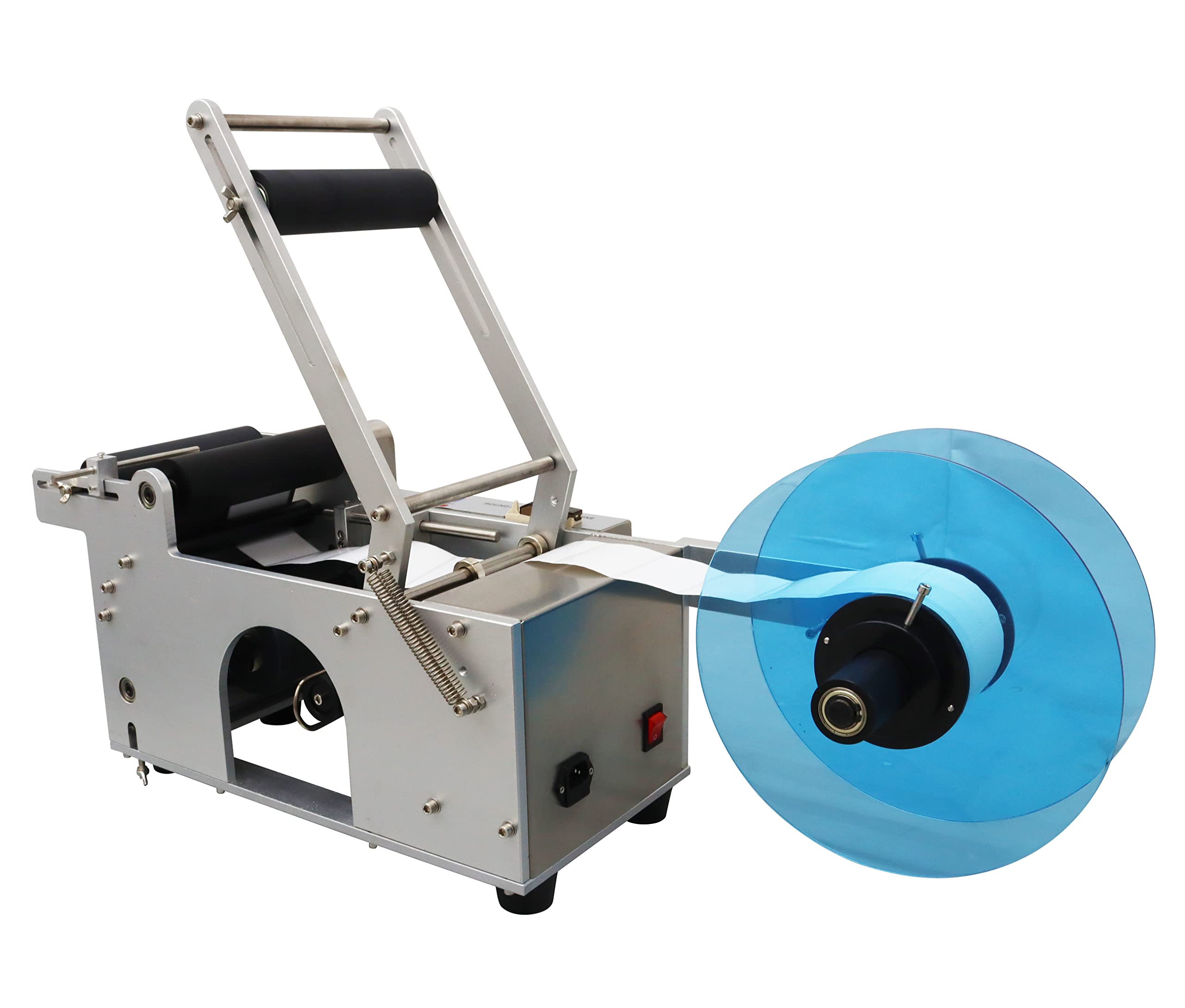 TechTongda Automatic Round Bottle Labeling Machine - High Speed Stick Mark Labeller for Plastic & Glass Bottles - Perfect for Cosmetic, Pharmaceutical and Food Packaging Industry