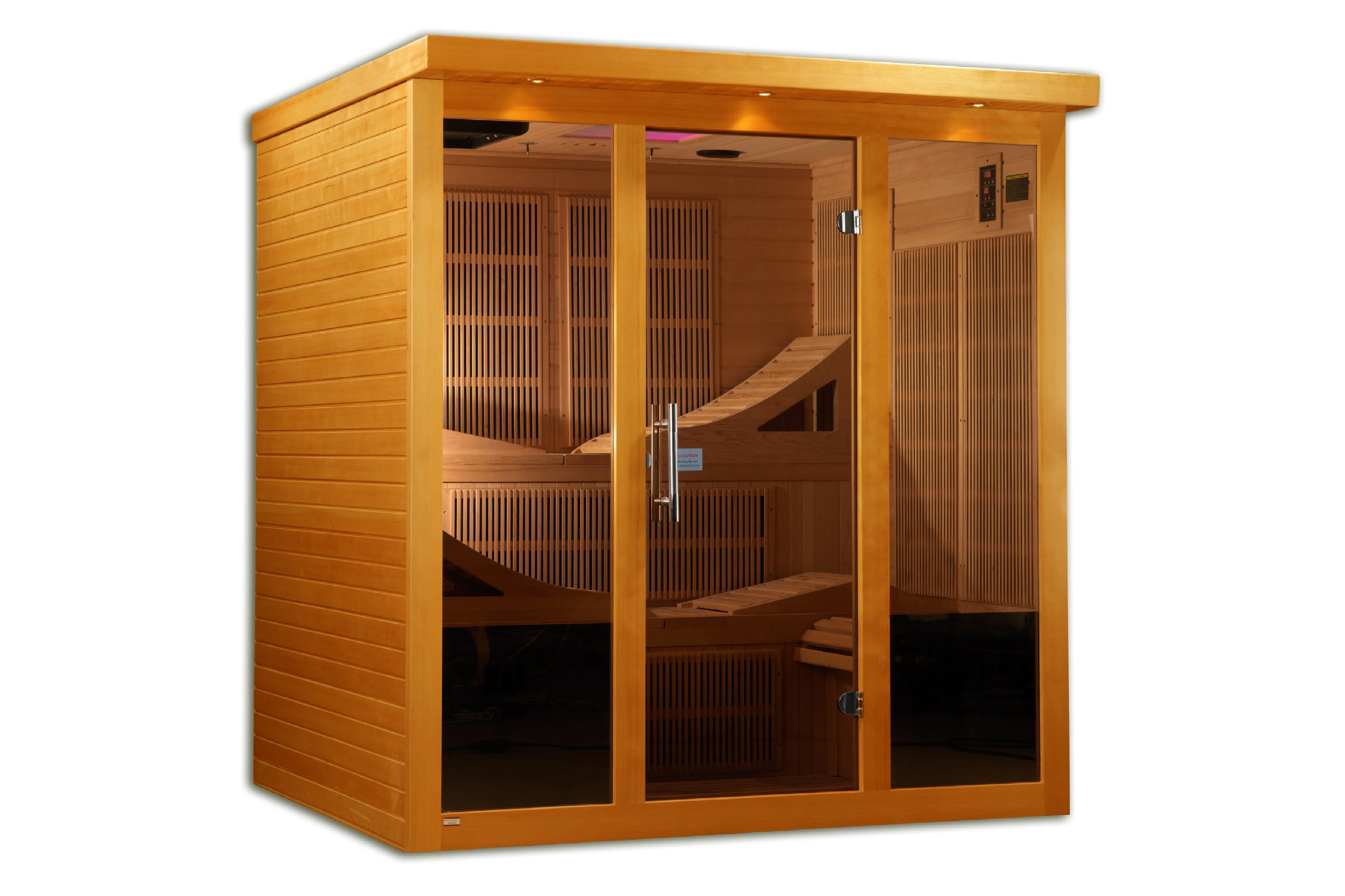 Dynamic Monaco Elite 6-Person Ultra Low EMF Far Infrared Sauna for Home Spa, Detox & Relaxation - Perfect for Wellness & Recovery