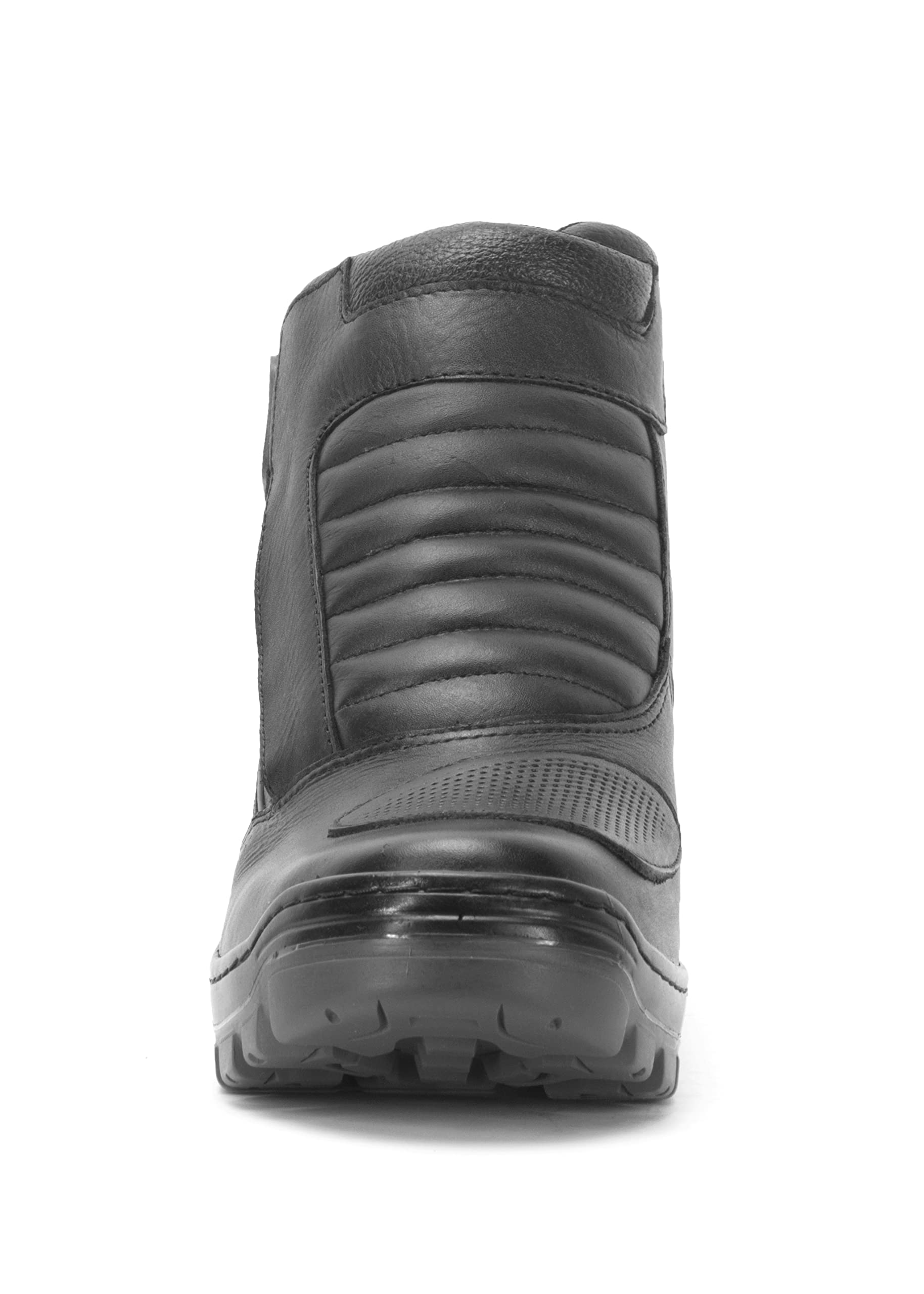 **Men's Motorcycle Riding Boots - Leather Biker Boots for Men - Durable & Comfortable Motorcycle Shoes for Safe Riding - Perfect for Cruising, Touring & Daily Commute**