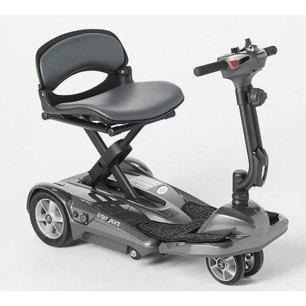 EV Rider Transport AF+ Deluxe Folding Electric Scooter for Adults - Portable Commuter Scooter with Long Battery Life - Perfect for Urban Travel, Campus, and Last-Mile Transportation