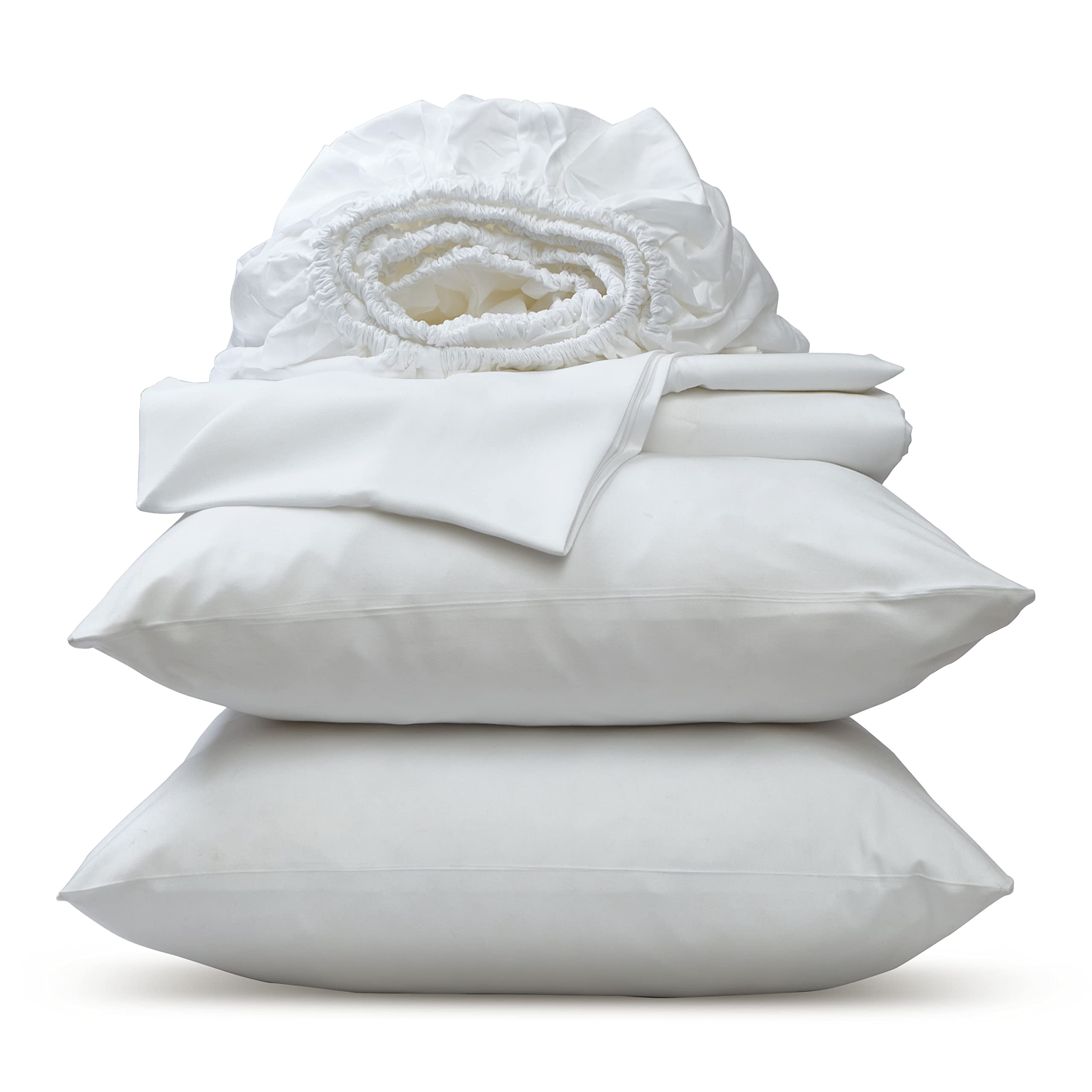Microfiber 4-Piece Queen Bed Sheet Set - Soft & Breathable for Comfortable Sleep
