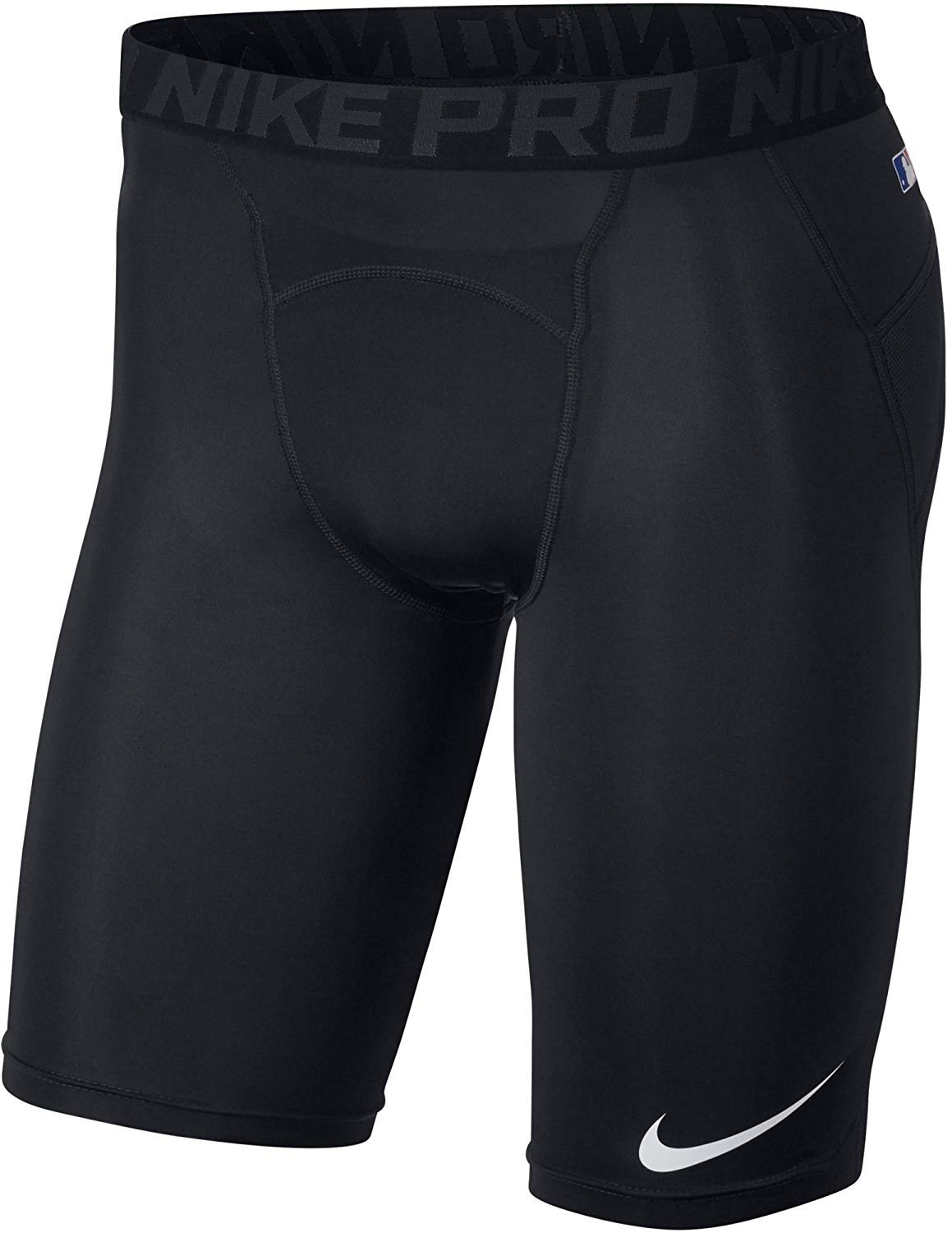 Nike Boys' Pro Heist Dri-FIT Baseball Sliding Shorts - Moisture-Wicking Compression Shorts for Youth Baseball Players (Black/Black, XS) - Perfect for Baseball Practice, Games & Sports Training