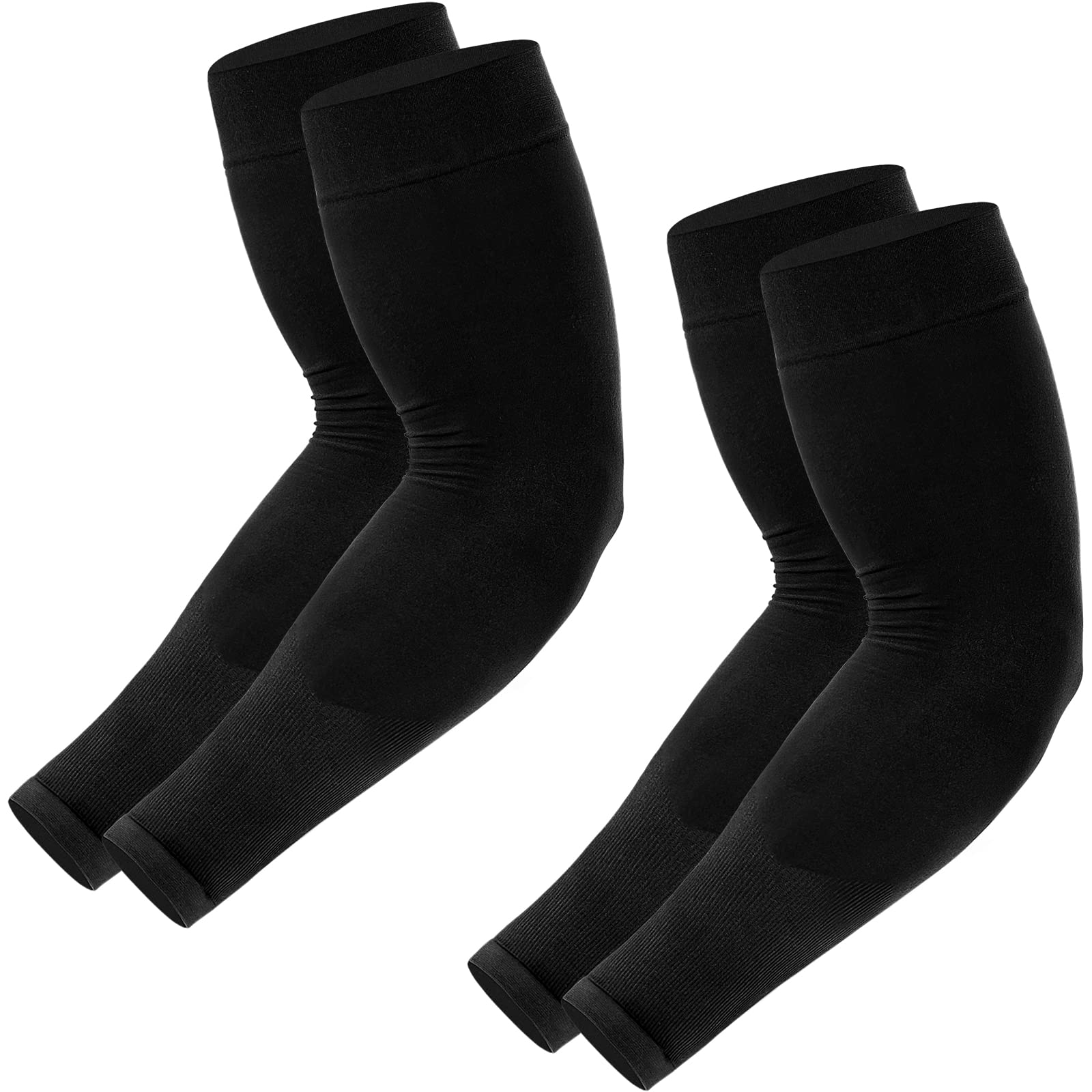 UV Sun Protection Arm Sleeves for Men & Women - Cooling Compression Sleeves with UPF 50+ for Outdoor Sports, Tattoo Cover & Sunburn Prevention - Perfect for Running, Cycling, Golf & Summer Activities
