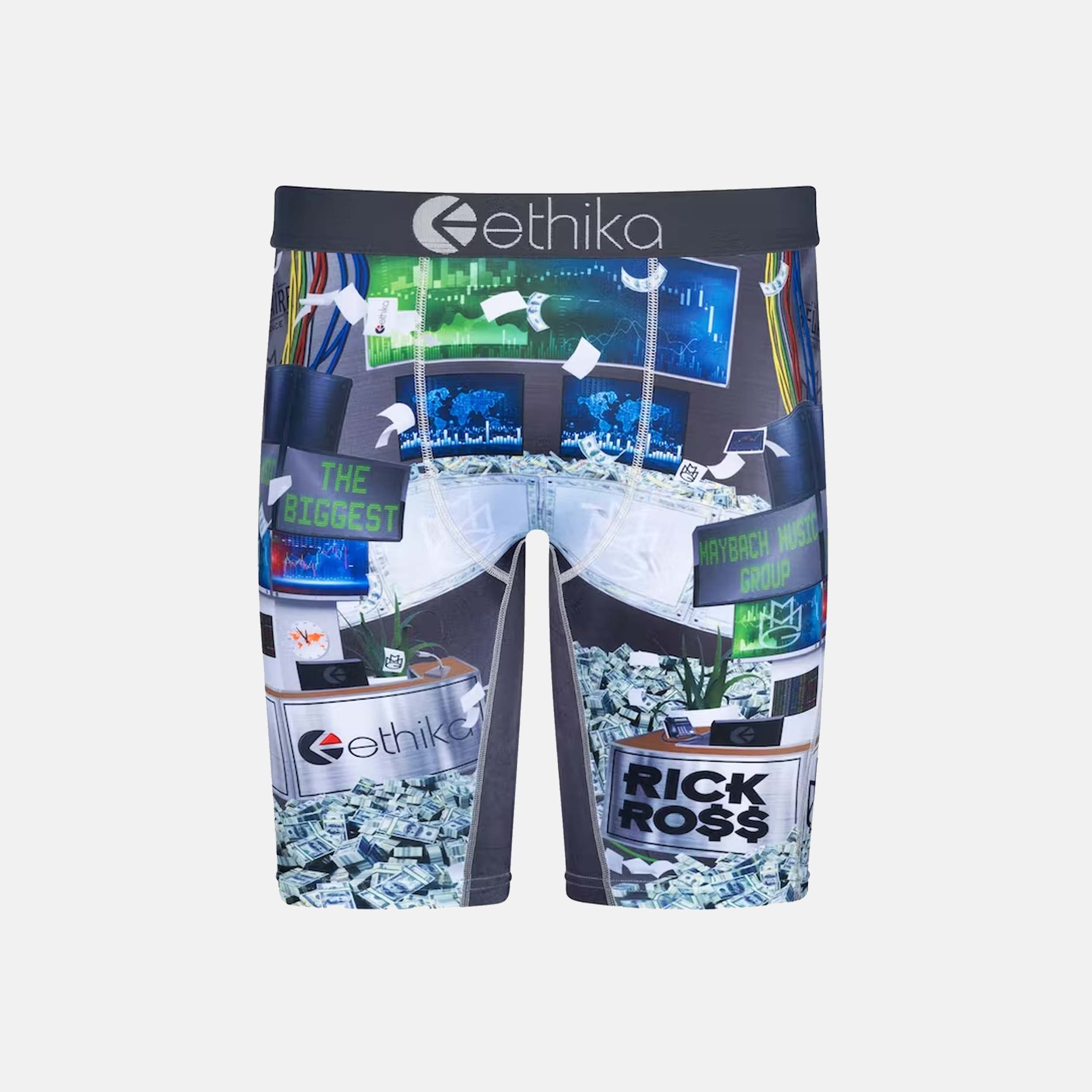 Men's Rick Ross YPITP Signature Series Staple Underwear - Premium Comfort Boxer Briefs for Everyday Wear & Gym Workouts