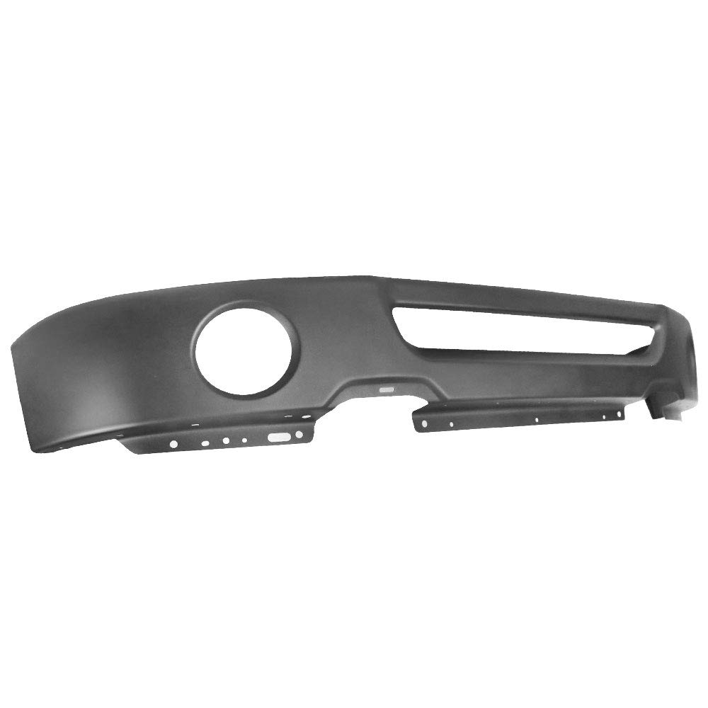 IKON MOTORSPORTS Front Bumper Grille Guard Compatible with 2006-2008 Ford F-150 & Lincoln Mark LT - Black Stainless Steel Lower Bumper Bar with Fog Light Holes - Off-Road Protection & Style Upgrade for Trucks