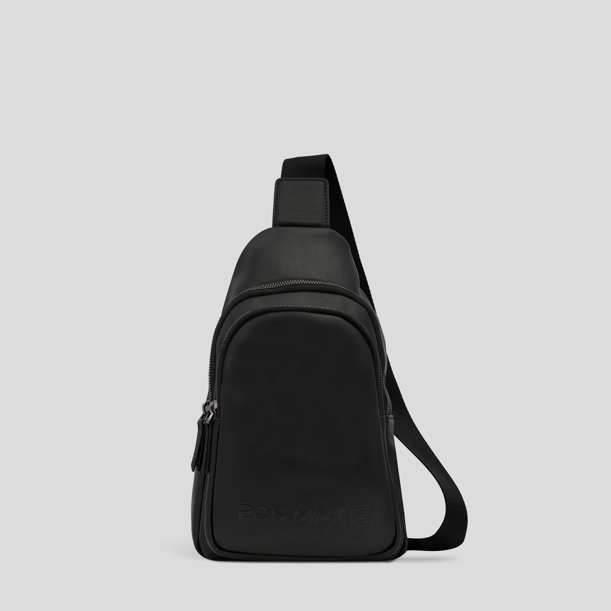 Stylish Black Leather Crossbody Sling Bag for Women - Multi-Wear Shoulder Purse with Adjustable Strap - Perfect for Travel, Shopping & Everyday Use