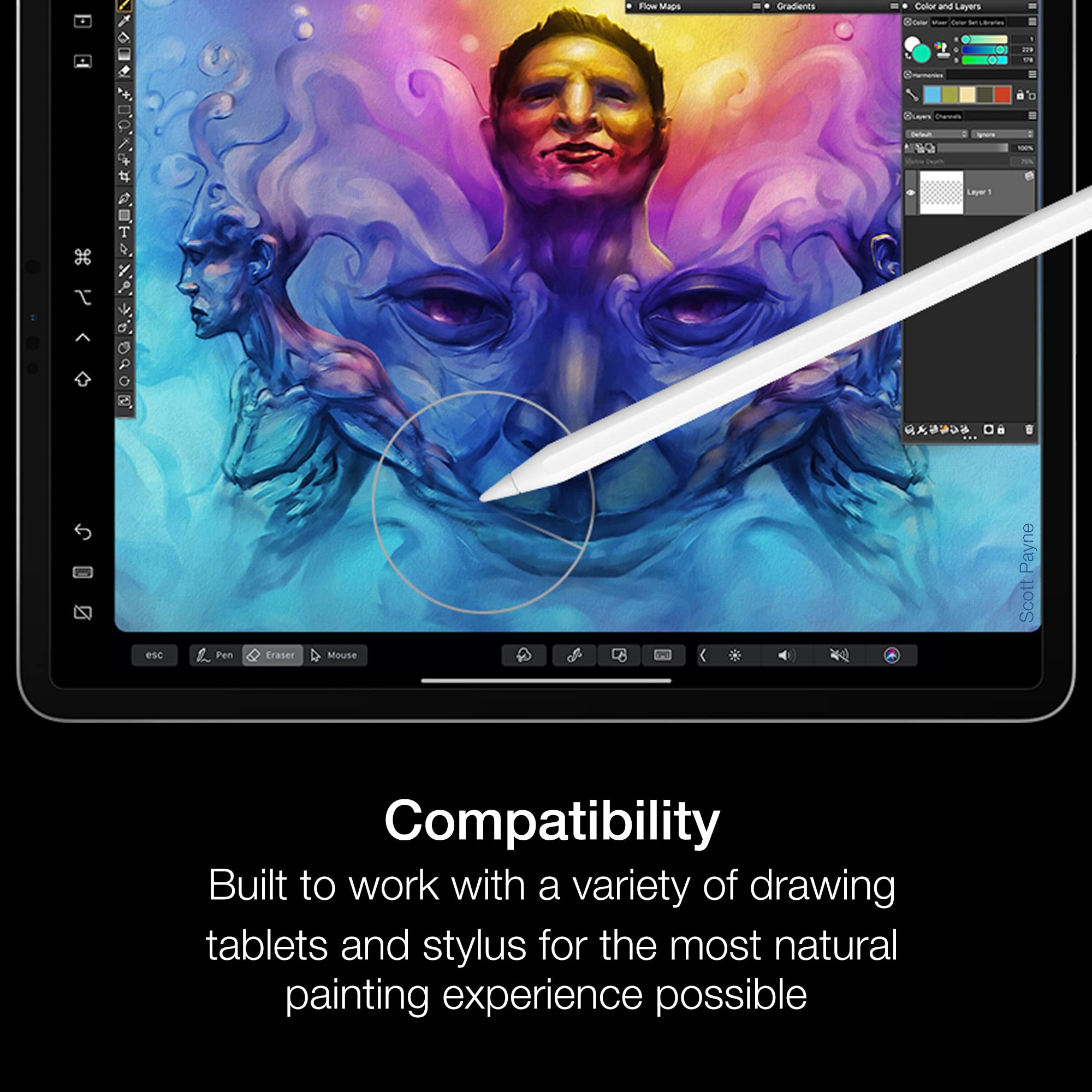 Corel Painter 2023 Upgrade - Professional Digital Art Software for Painting, Illustration & Photo Editing | PC/Mac Download | Perfect for Artists, Designers & Photographers