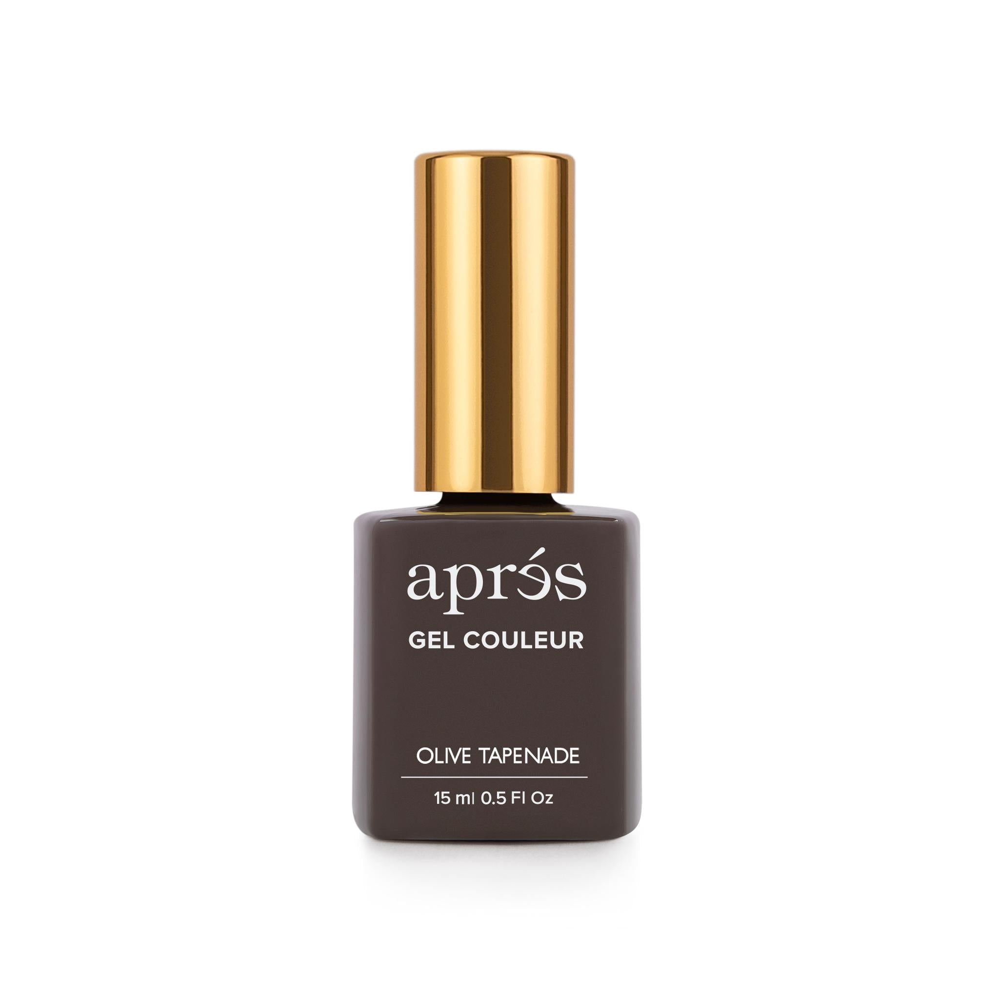 Apres Gel Nail Polish - Olive Tapenade Green Vegan & Cruelty-Free Soak Off UV LED Gel Polish for Manicure & Pedicure | Salon Quality DIY Nails at Home