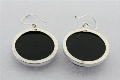 Stylish Horn and Sterling Silver Circle Earrings for Women - Perfect for Casual Wear, Parties & Gifts