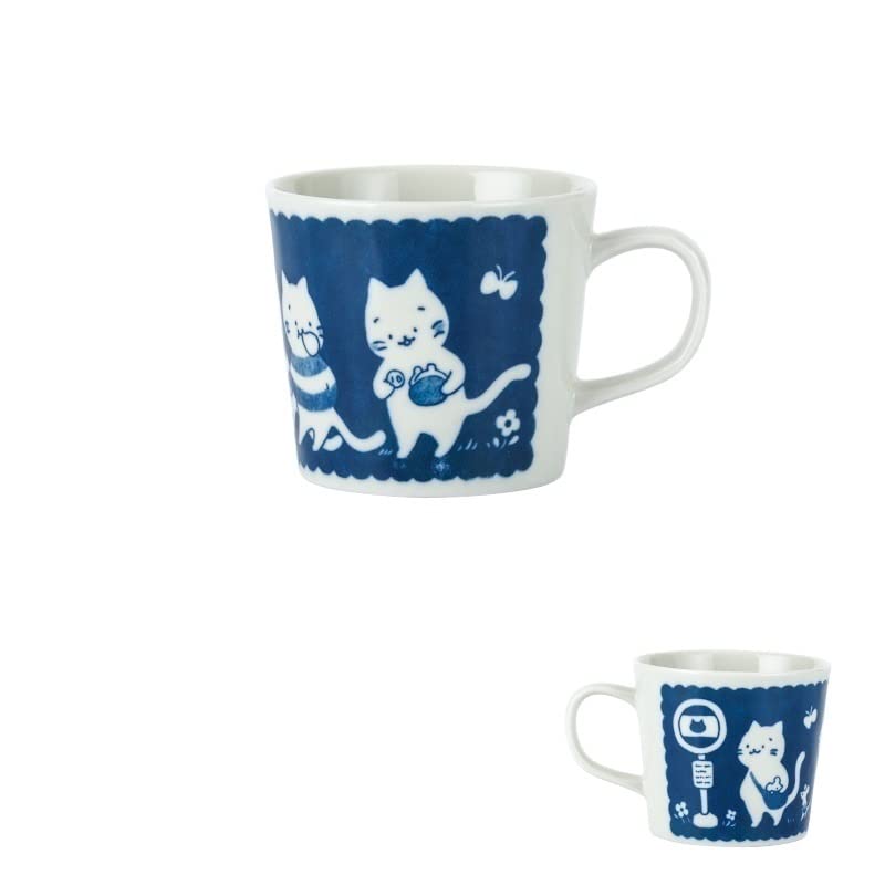 Stylish Cat-Themed Ceramic Dinner Plates Set - Cute Cat Design Dessert Plates, Cake Plates & Soup Bowls for Kitchen & Dining (Brown) - Perfect for Breakfast Cereal, Afternoon Tea & Family Dinners