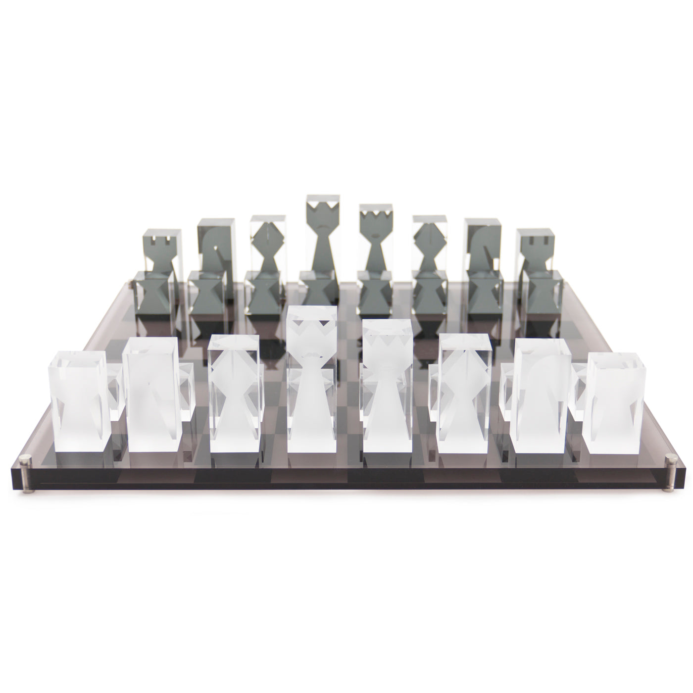 Premium Acrylic Chess Set with 32 Pieces - Shatterproof & Lightweight Board Game for Adults & Kids - Perfect for Home, Office, Travel & Gifts