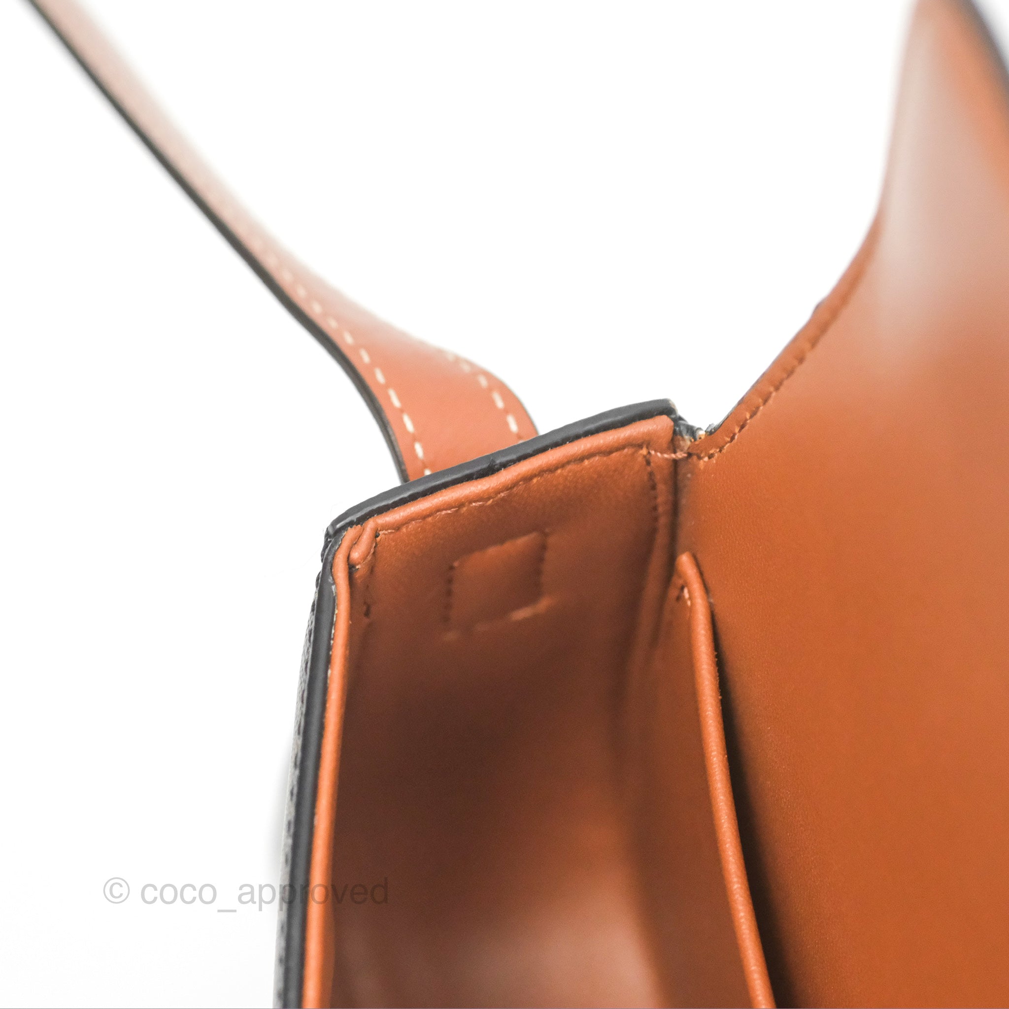 Celine Triomphe Shoulder Bag in Tan Calfskin & Triomphe Canvas - Luxury Crossbody Purse for Women, Perfect for Work, Travel & Evening Events