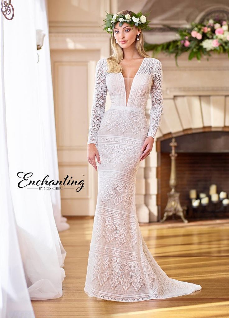 Enchanting by Mon Cheri 218169 Elegant Evening Gown for Women - Perfect for Prom, Wedding Guest & Formal Events