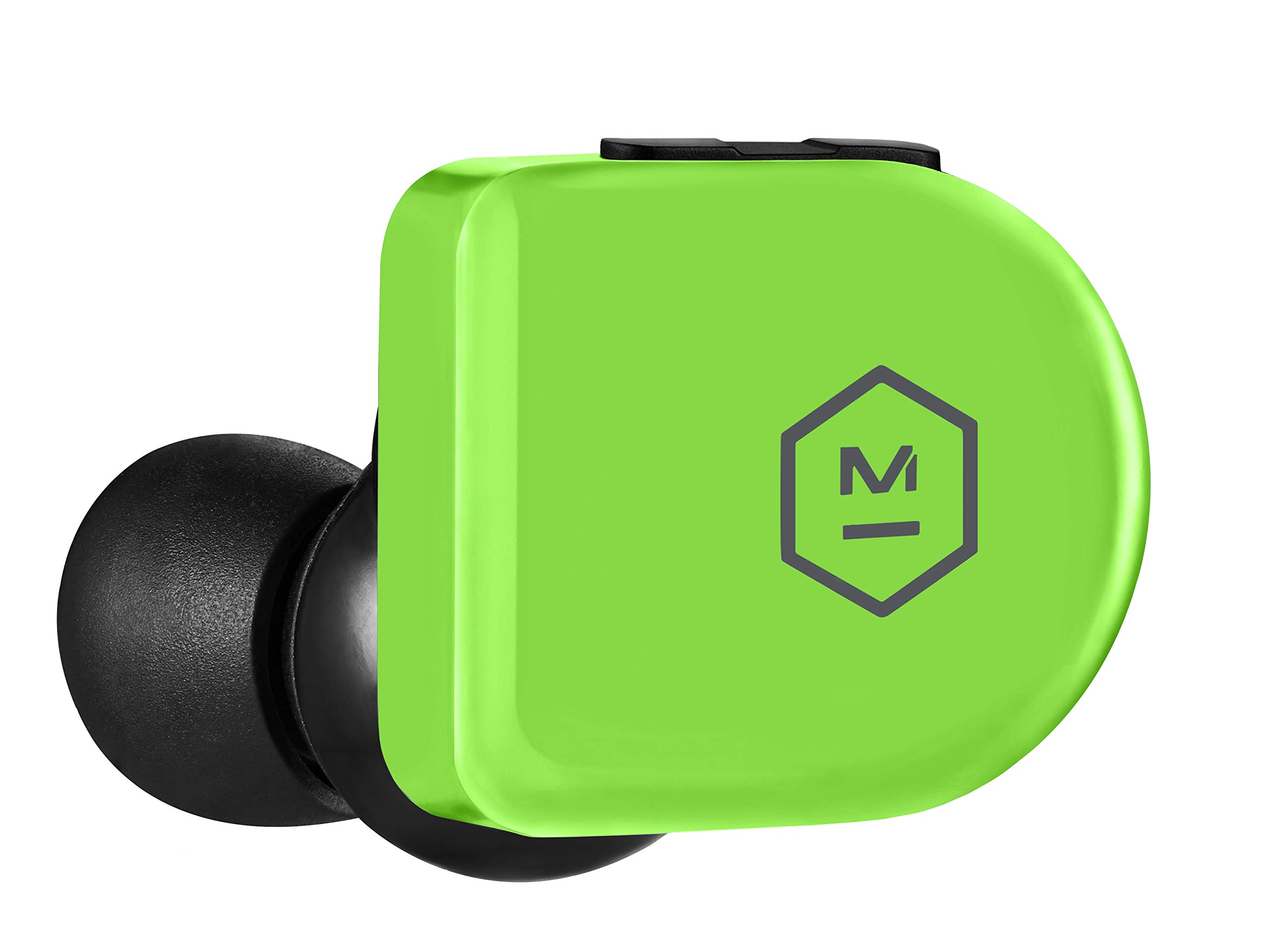 Master & Dynamic MW07 GO True Wireless Earbuds - IPX4 Water Resistant, Lightweight Bluetooth Headphones for Sports & Travel - Sweatproof Wireless Earbuds with Secure Fit - Lime Green - Perfect for Running, Gym Workouts & Commuting