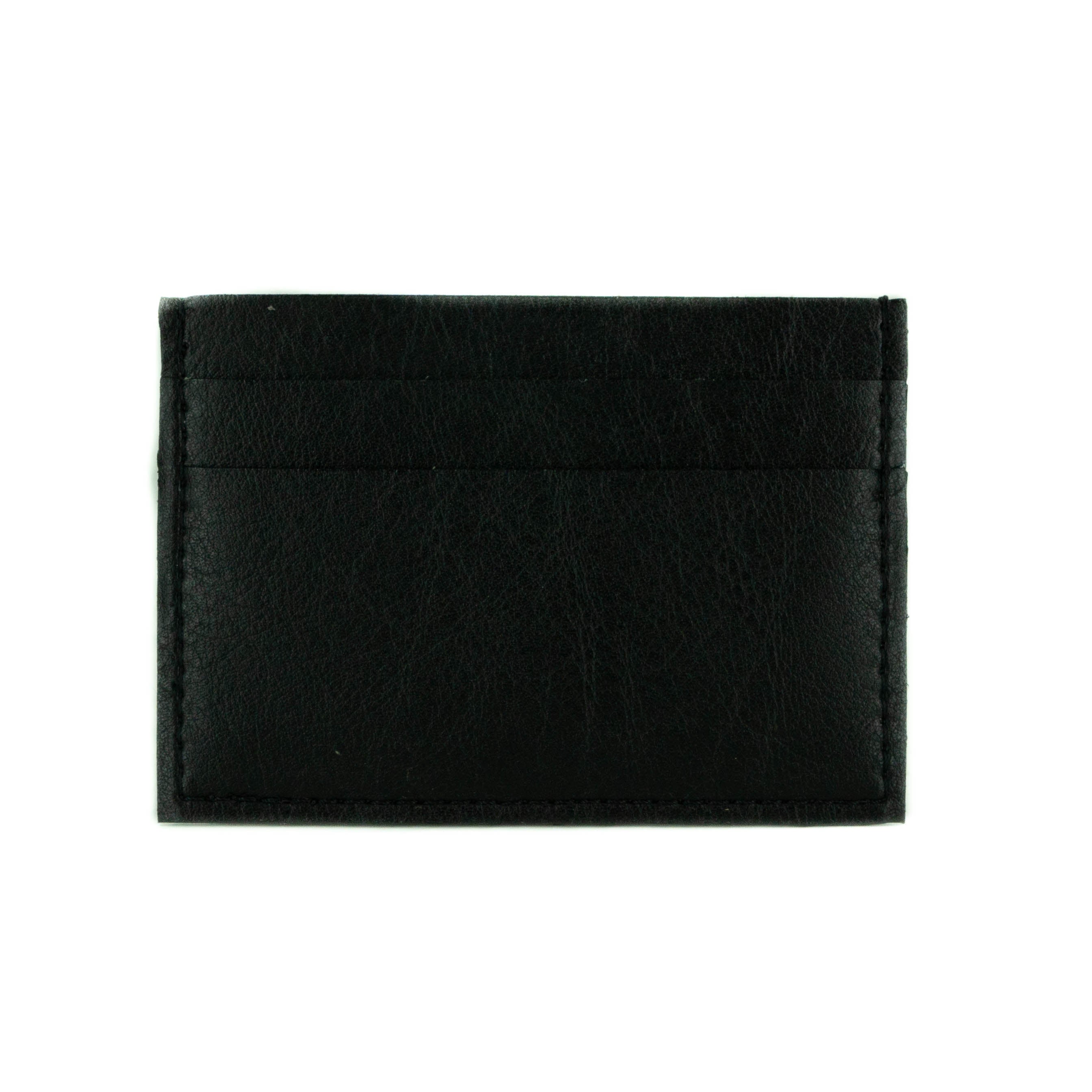 Premium Novacas Boris Black Leather Card Holder - Slim RFID Blocking Wallet for Men & Women - Perfect for Travel, Business & Everyday Use
