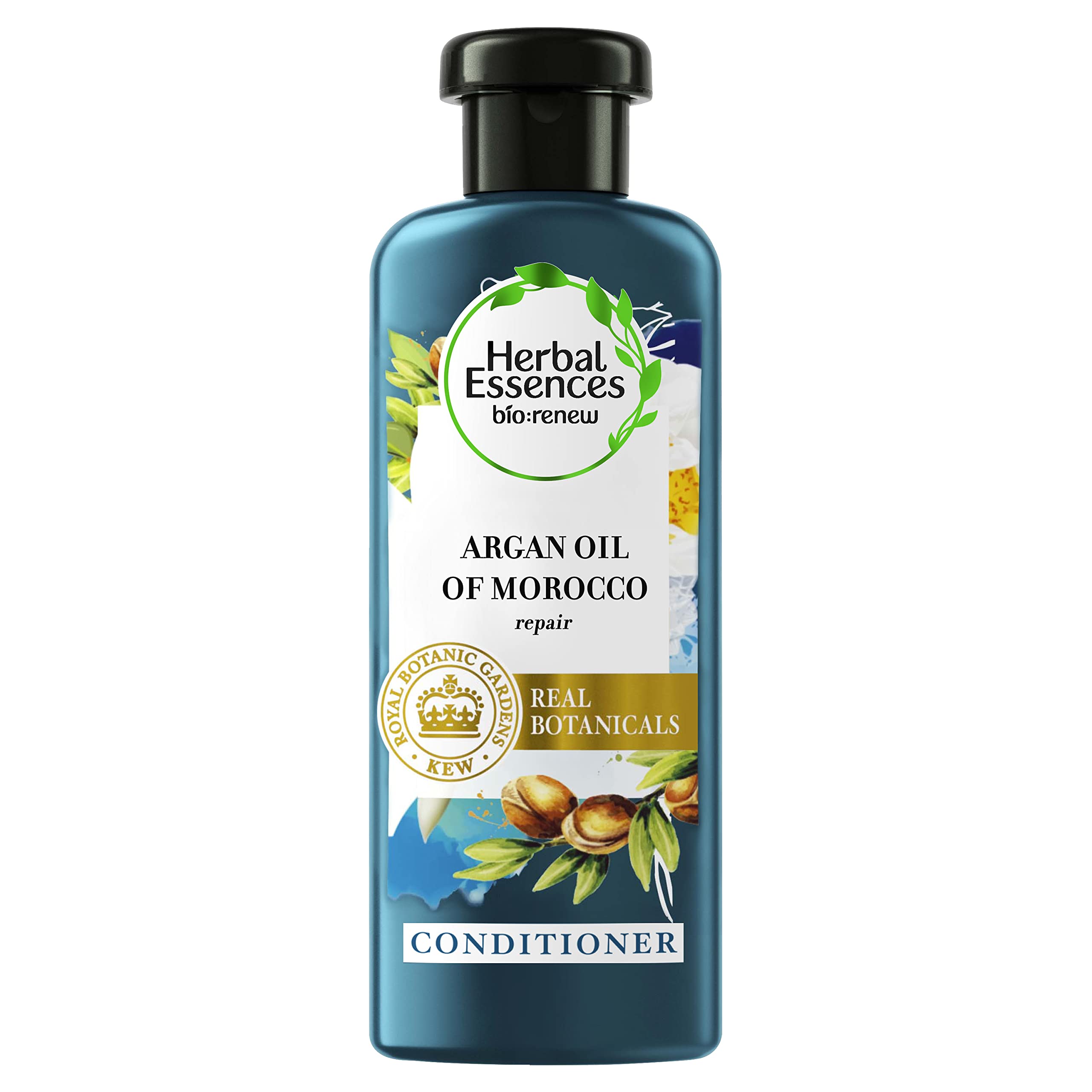 Herbal Essences Moroccan Argan Oil Repair Conditioner - 3.38 Fl Oz for Damaged Hair | Deep Hydration & Shine | Perfect for Dry, Frizzy Hair Care Routine