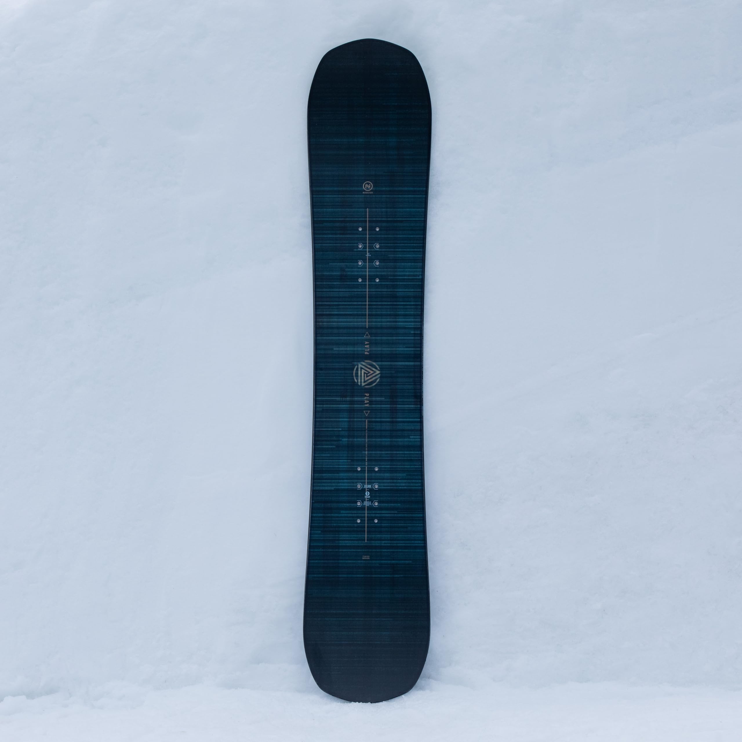 Nidecker Play Men's Snowboard - All-Mountain Freestyle Snowboard for Beginners & Intermediate Riders | Perfect for Park, Powder & Groomed Runs
