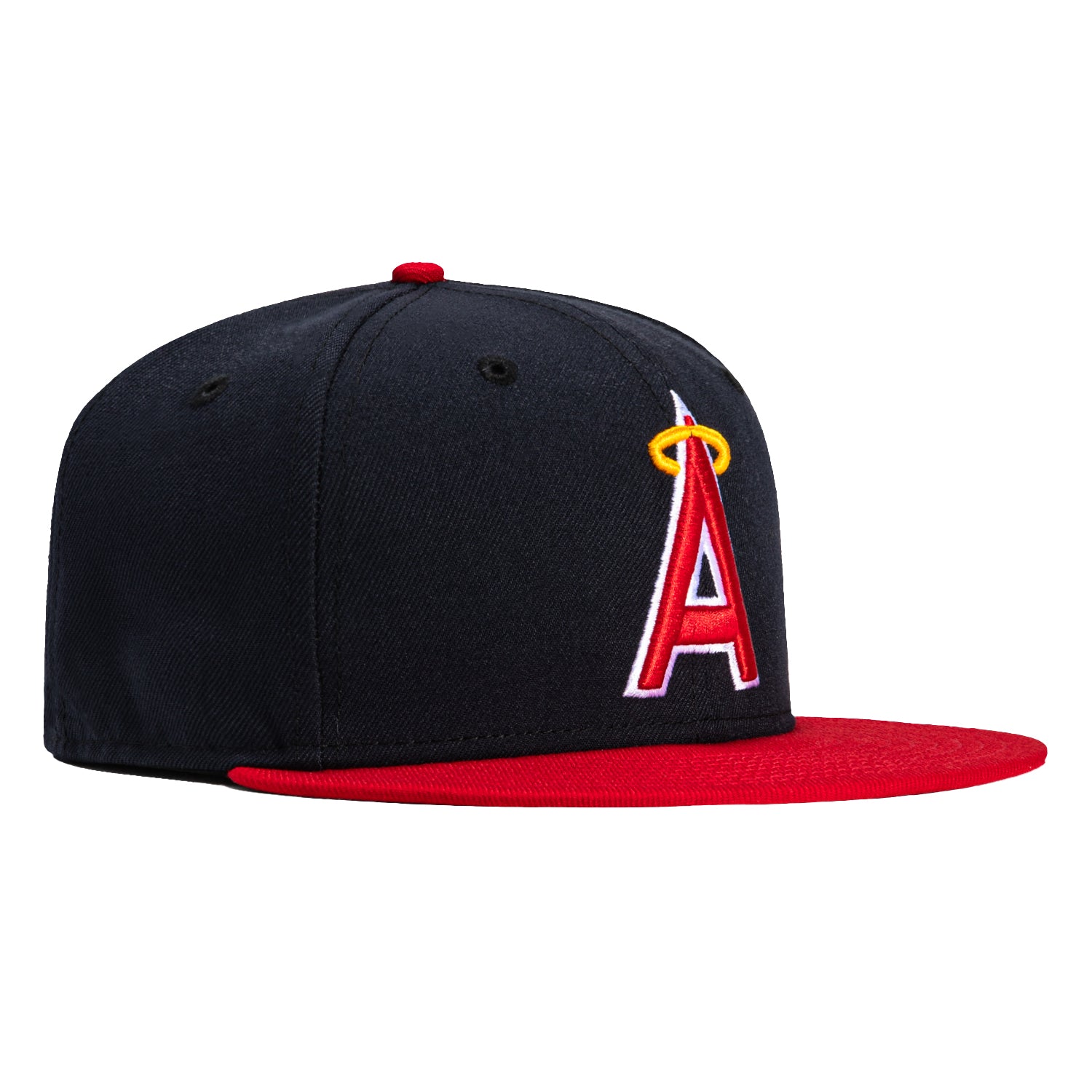 New Era 59Fifty Authentic MLB Los Angeles Angels Alternate Snapback Baseball Cap - Navy & Red - Official Licensed Hat for Men & Women - Perfect for Games, Collecting & Streetwear Fashion