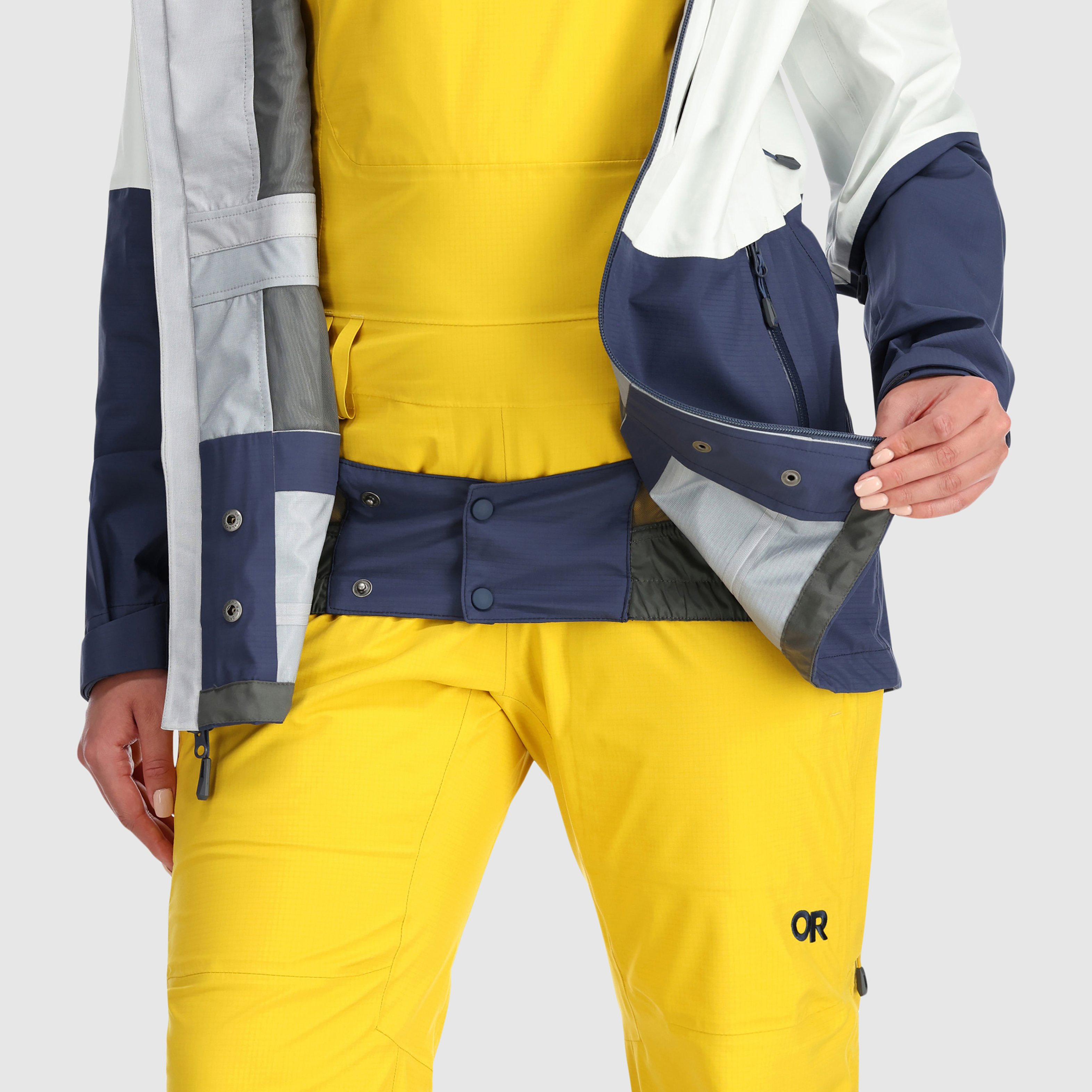 Women's Lightweight Waterproof Carbide Jacket - Windproof Winter Coat for Hiking, Running & Outdoor Activities