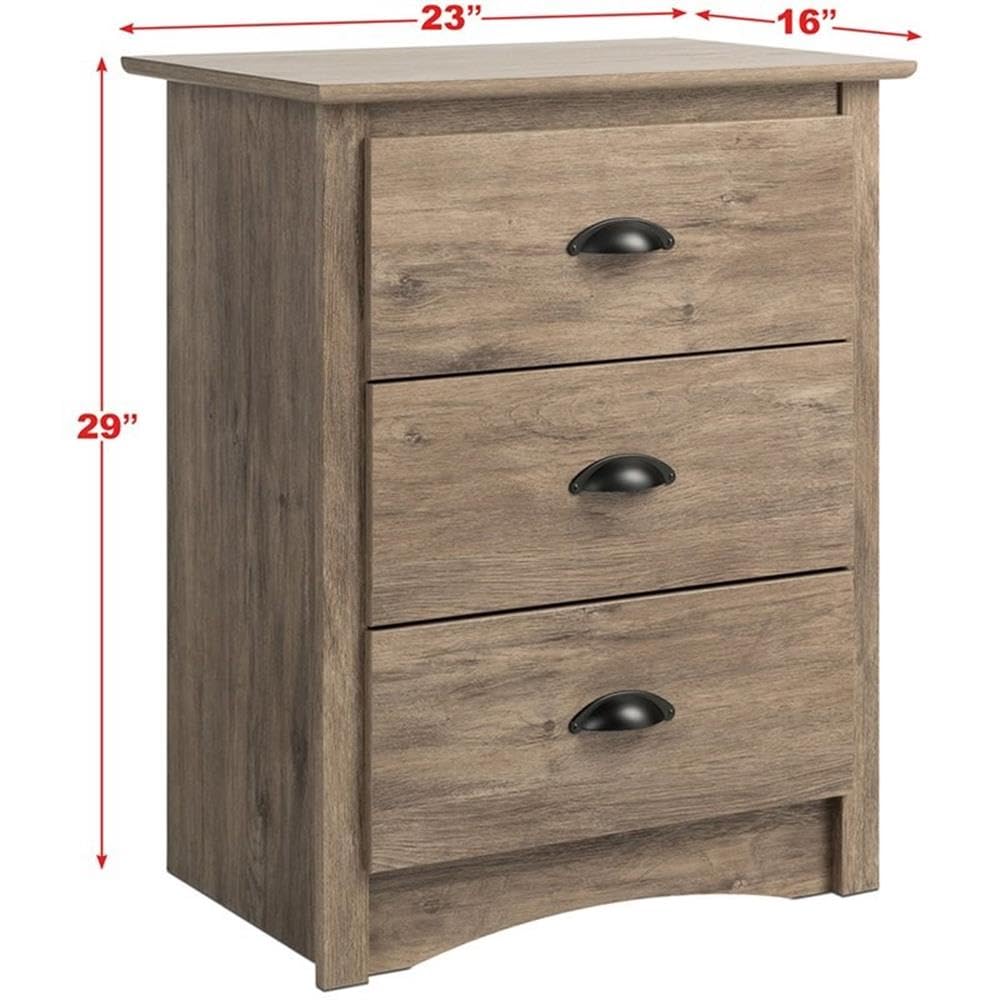 Home Square 3-Piece Bedroom Furniture Set - 2 Nightstands with 3 Drawers & 6-Drawer Dresser - Perfect for Master Bedroom, Guest Room or Apartment Storage
