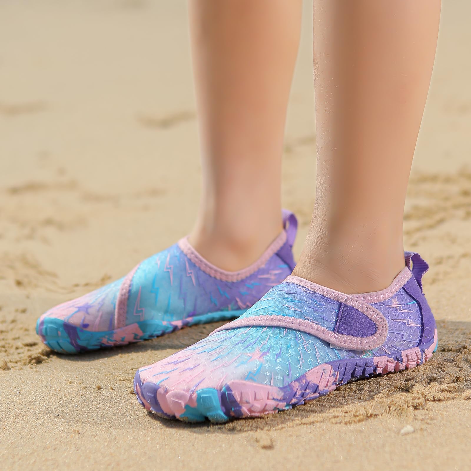 **Kids Water Shoes for Boys & Girls - Quick Dry Aqua Socks for Beach, Pool, Sports & Outdoor Activities | Lightweight Barefoot Swim Shoes for Toddlers to Big Kids**    *Perfect for swimming, beach play, water parks, boating, and summer adventures!*