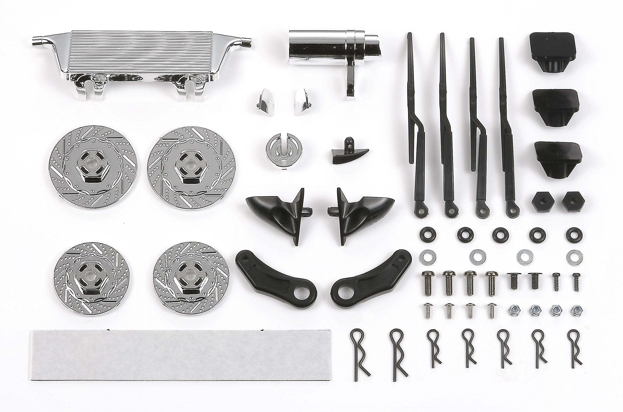 Tamiya 300054139 Model Car Accessories - High Quality Fittings Set for RC Cars, Trucks & DIY Projects | Perfect for Hobbyists, Collectors & Scale Model Builders