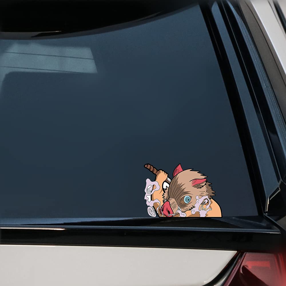 Anime Car Stickers Decals for Windows, Bumper, Laptop - Waterproof Vinyl Car Accessories for Anime Fans - Perfect for Cars, Laptops, and Personalizing Your Space
