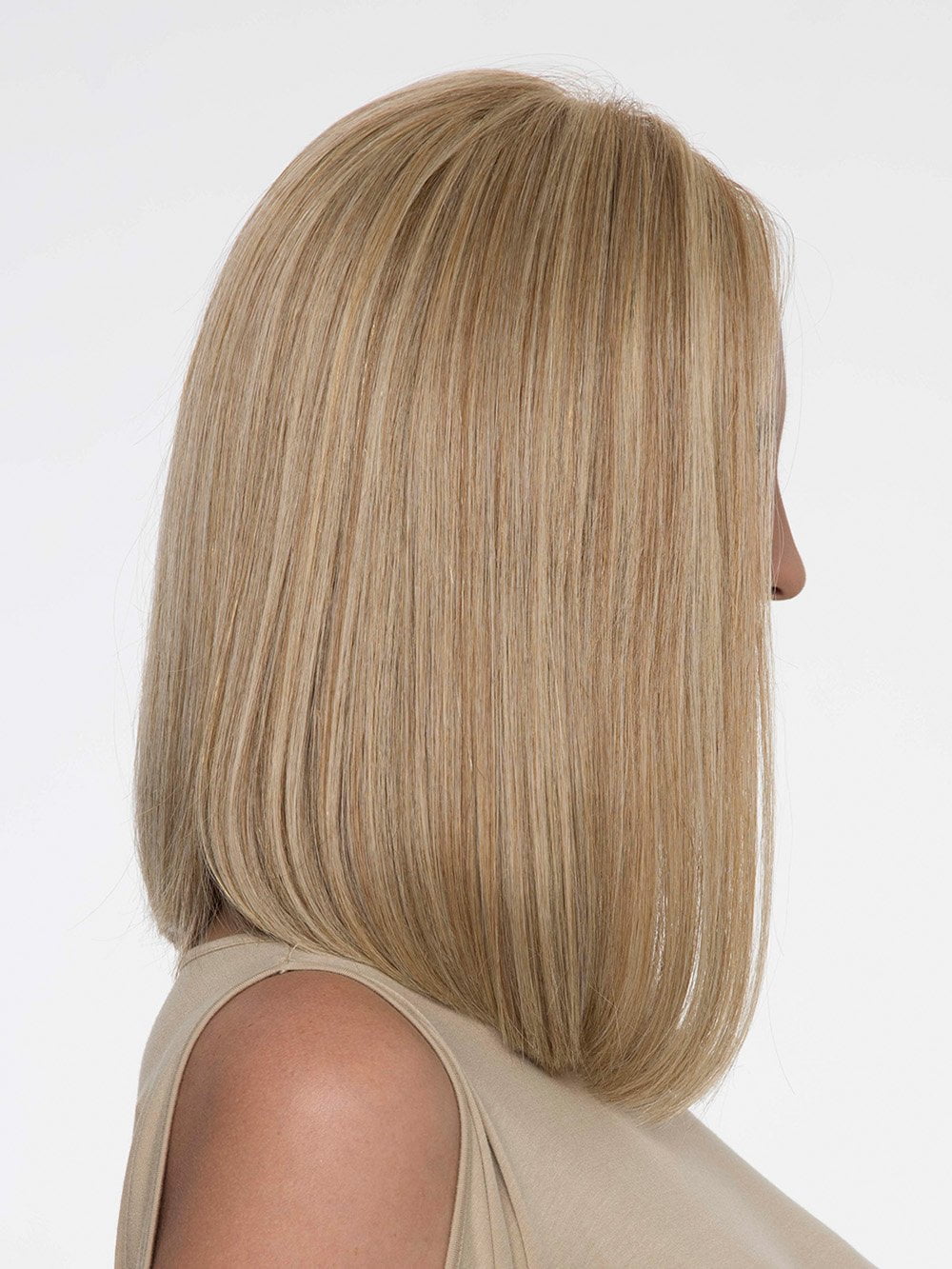 Chelsea Mono Top Wig - Human Hair & Synthetic Blend for Natural Look | Perfect for Daily Wear, Cosplay & Special Occasions