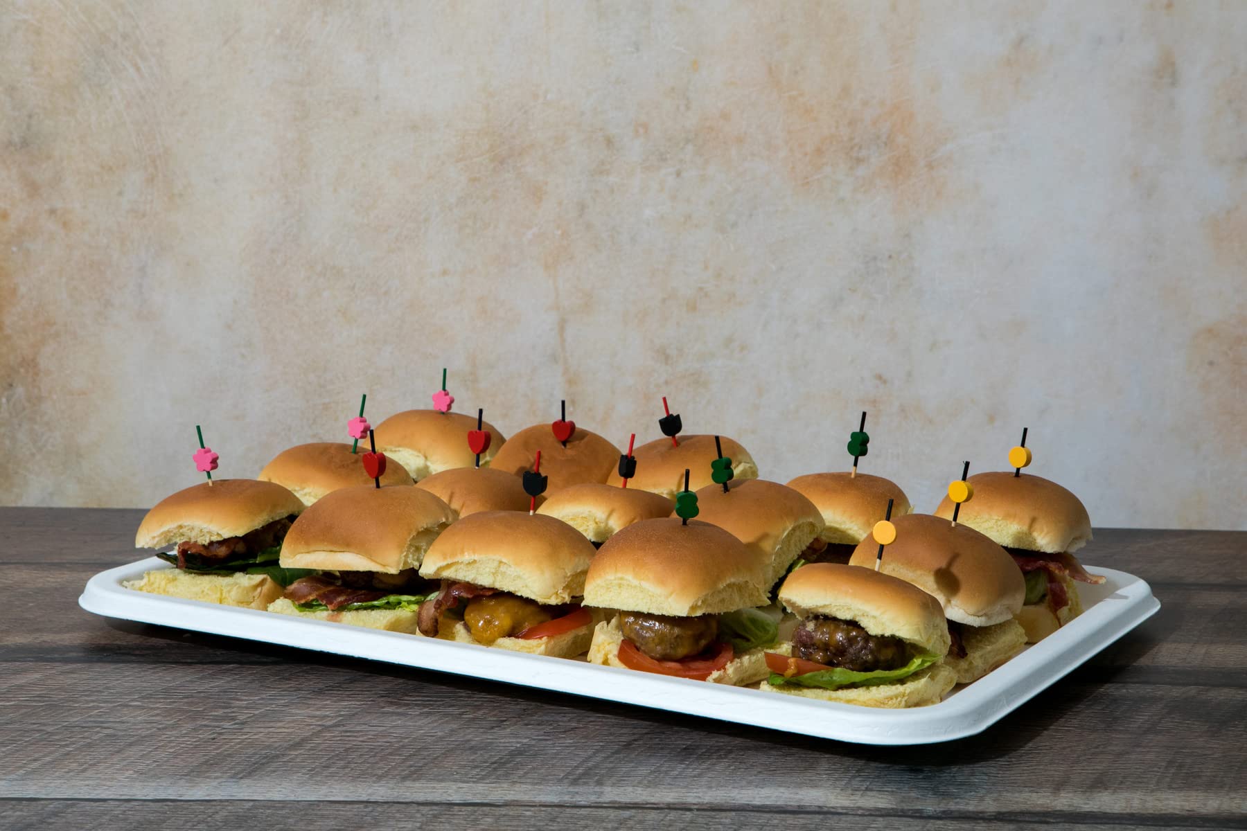 Eco-Friendly Bamboo Skewers 3.5 Inch - 2000 Pcs Biodegradable Appetizer Picks for Cocktails, BBQ, Party Snacks & Club Sandwiches | Compostable & Sustainable for Picnics, Catering & Home Entertaining