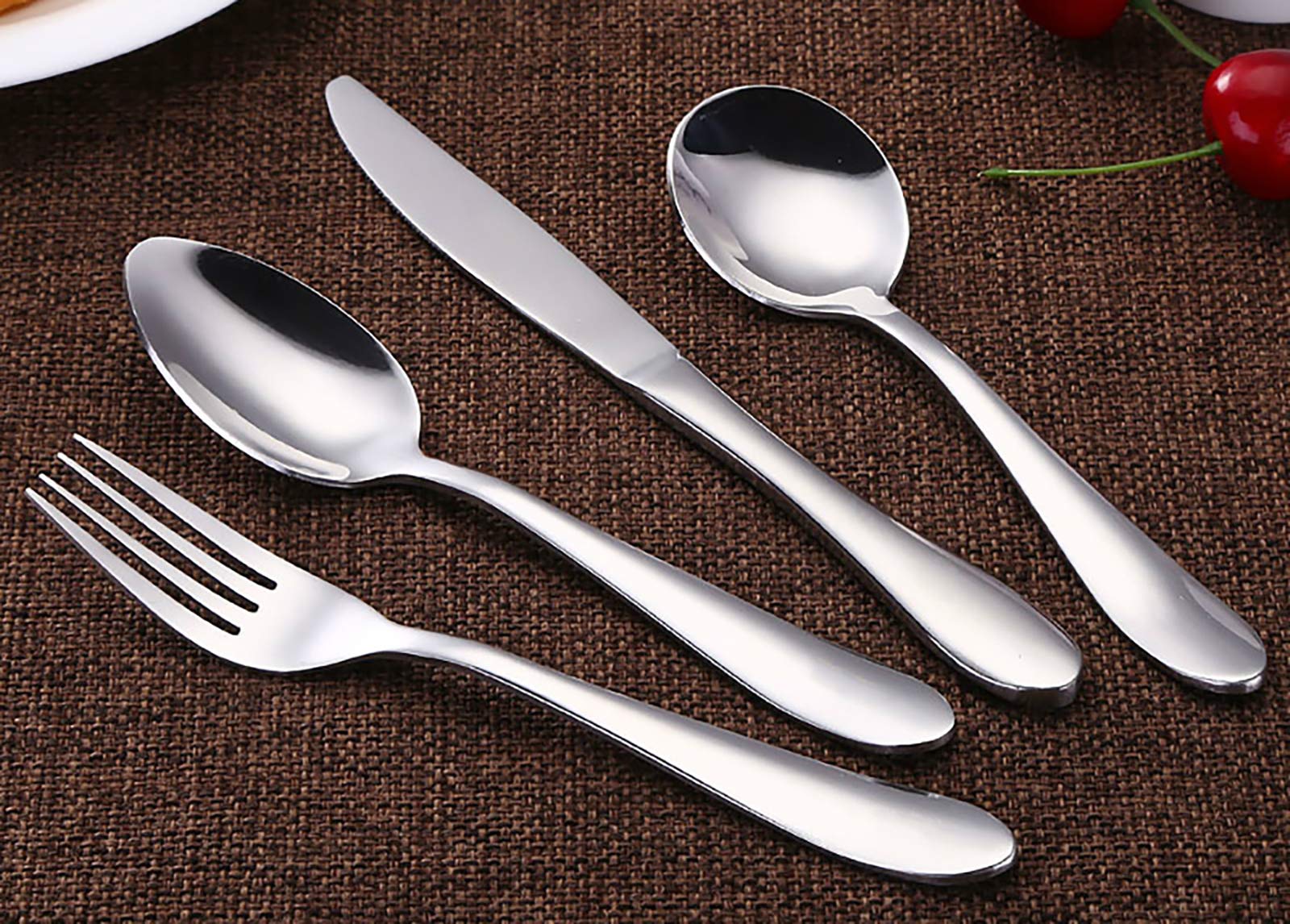 VANRA 4-Piece Stainless Steel Kids Forks Set - 5.7 Inch Children's Dinner Silverware for Toddlers & Preschoolers - Perfect for Family Meals, Birthday Parties & School Lunches