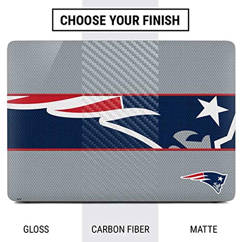 Officially Licensed NFL New England Patriots Zone Block Laptop Skin for MacBook Air 13-inch (2020) | Protective Vinyl Decal Sticker | Perfect for Work, School & Travel