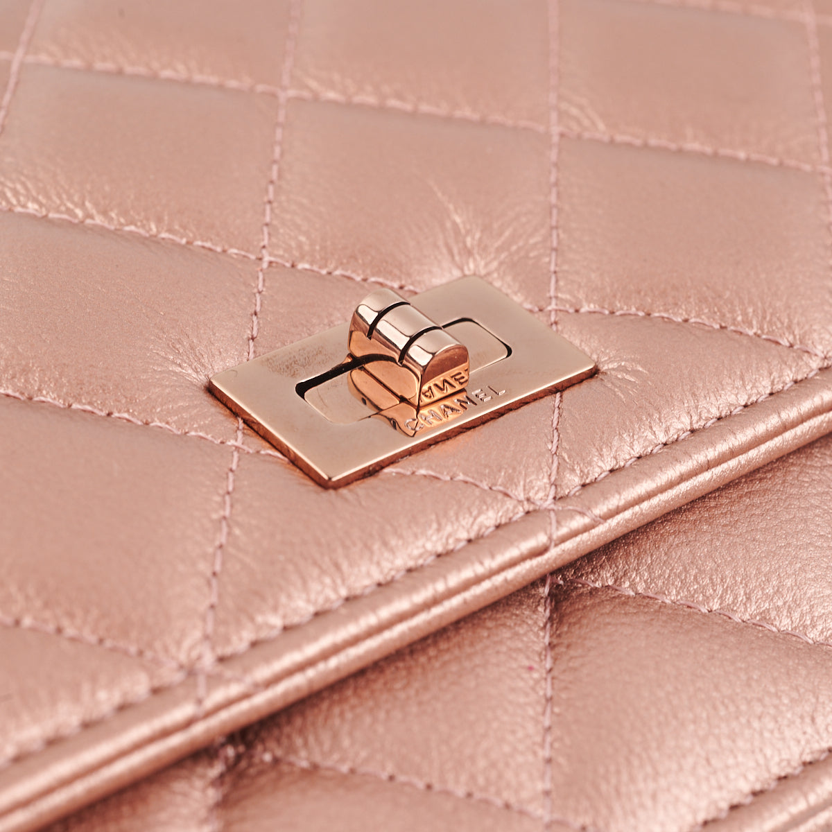 Chanel Reissue Wallet On Chain (WOC) Rose Gold Crossbody Bag - Luxury Designer Handbag for Women | Perfect for Evening Parties, Date Nights & Special Occasions