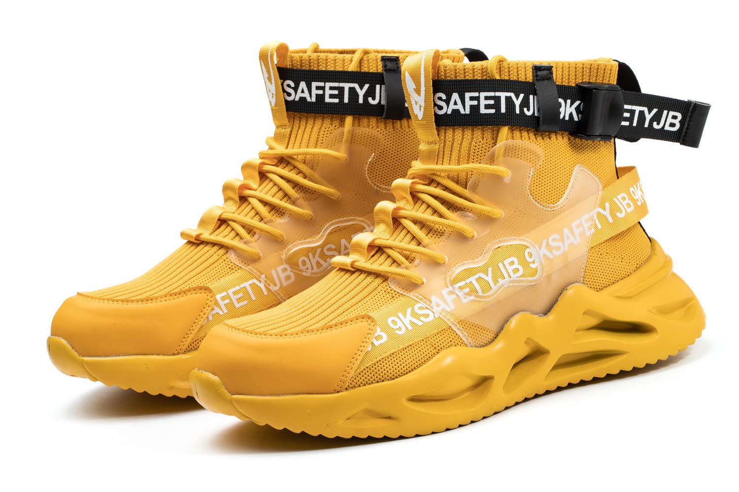 **Luolocsn Steel Toe Work Boots for Men & Women – Slip Resistant, Lightweight & Breathable Safety Shoes for Industrial & Construction Workers – Perfect for Warehouse, Factory & Outdoor Job Sites**