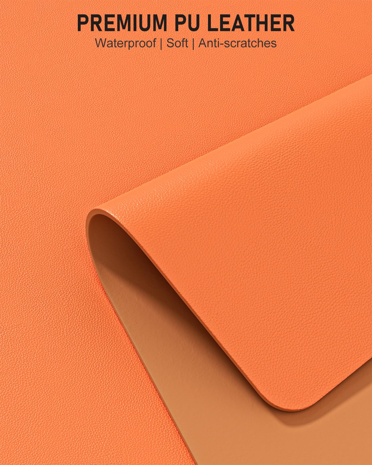 Premium PU Leather Desk Pad - 23.6
