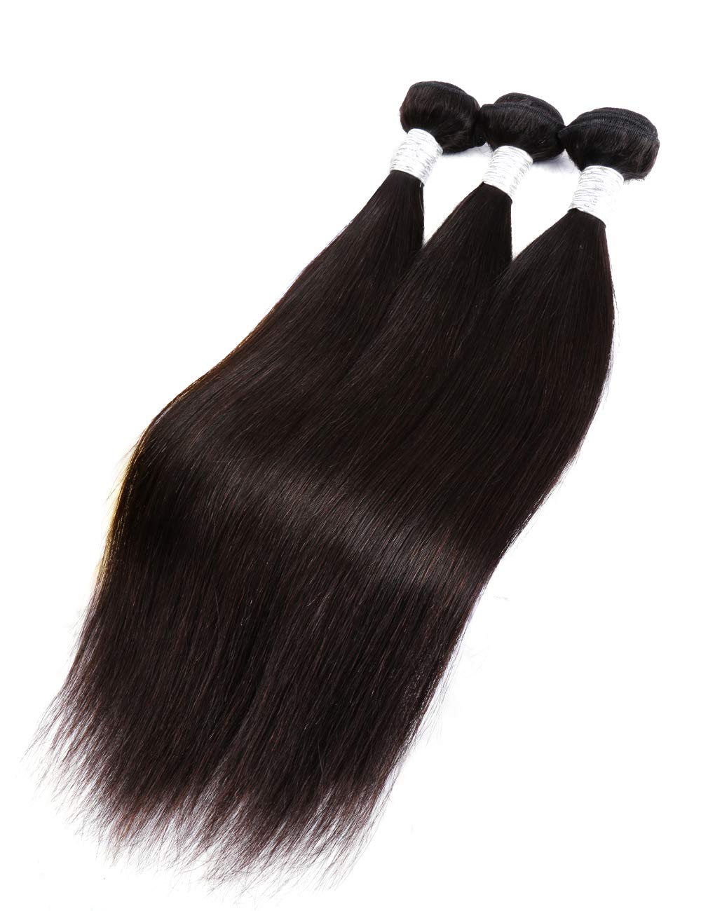 Bella Hair 100% Virgin Human Hair Extensions 3 Bundles Straight 12-40 Inch Natural Color Unprocessed Remy Hair for Weaving & Styling - Perfect for Daily Wear, Parties & Special Occasions