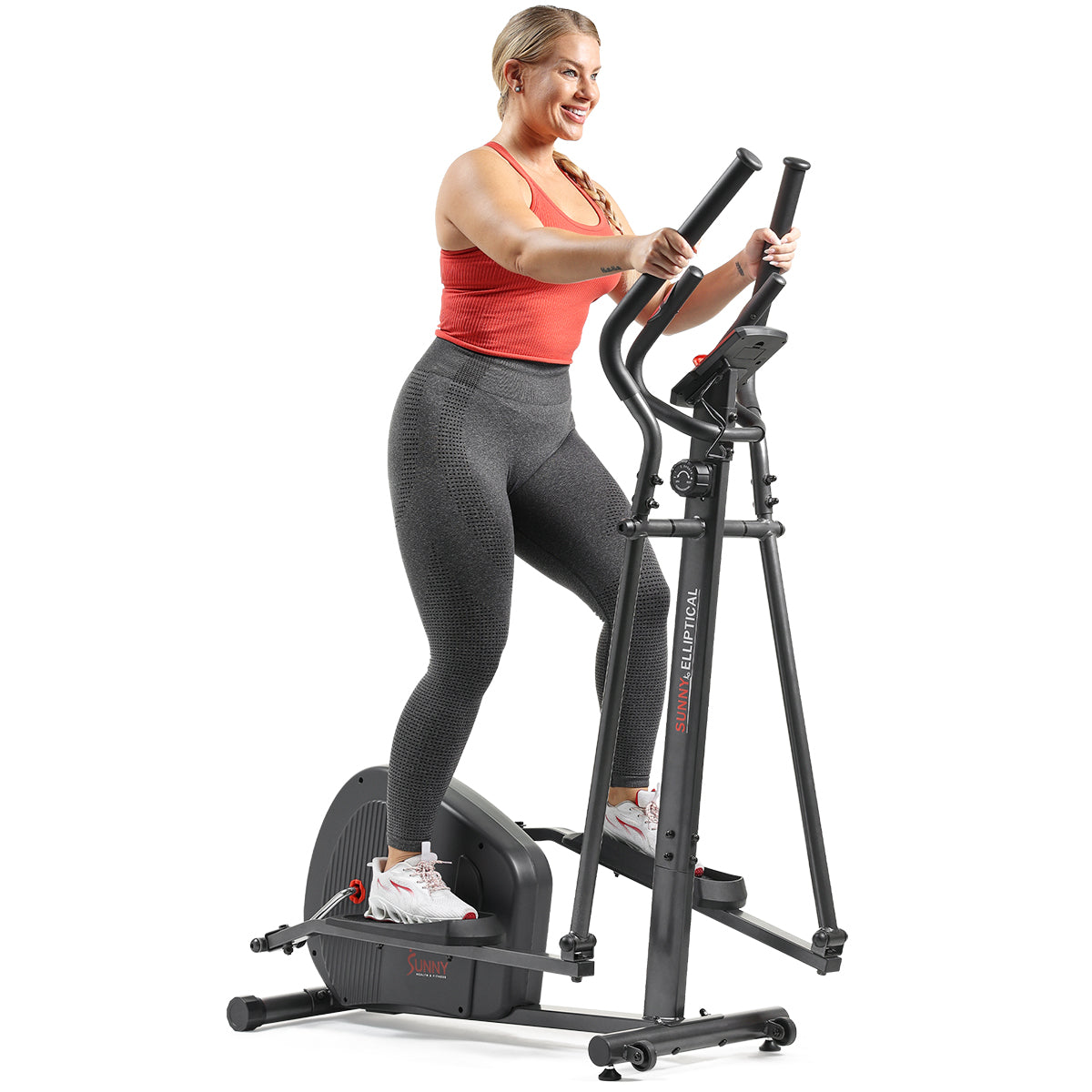 Endurance Series Smart Elliptical Trainer - Low Impact Cardio Machine for Home Gym, Full Body Workout Equipment with Digital Display | Perfect for Small Spaces, Apartment Fitness & Weight Loss