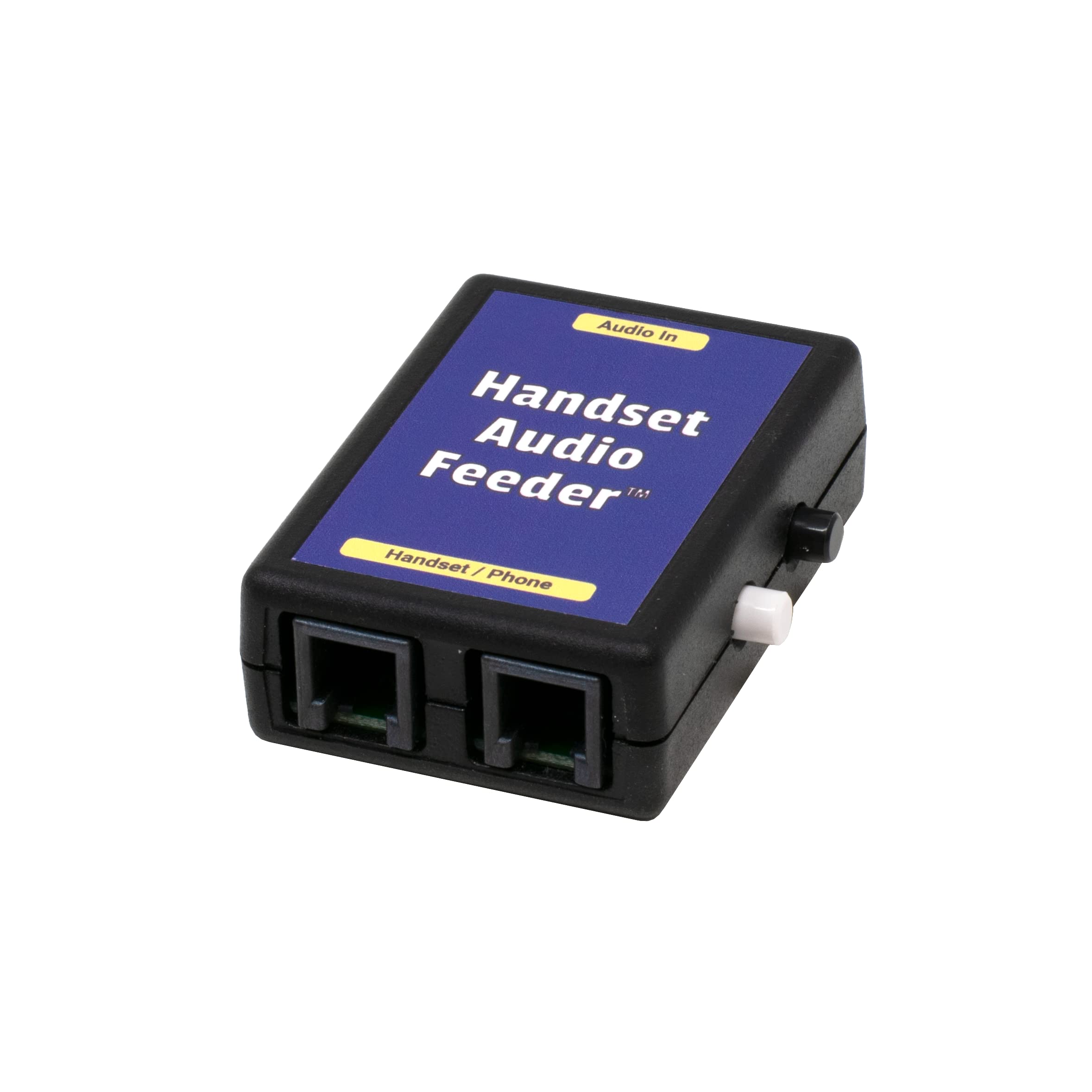 Handset Audio Feeder - Telephone Audio Player & Phone Message Recorder for Call Centers, Customer Service & Office Communication