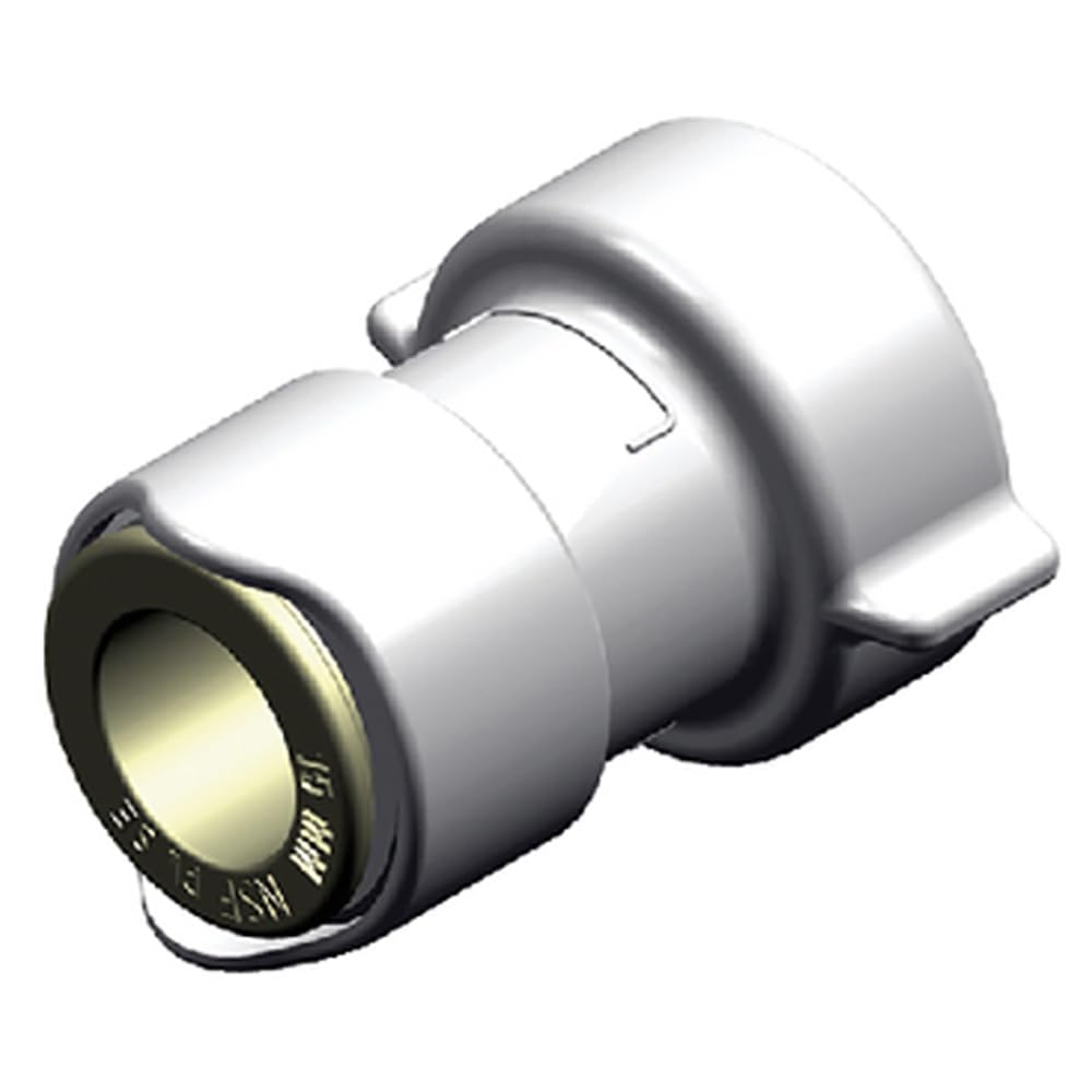 Whale Marine WX1542B 3/4 BSP to 15mm Adapter - Durable Brass Fitting for Marine Plumbing & Water Systems