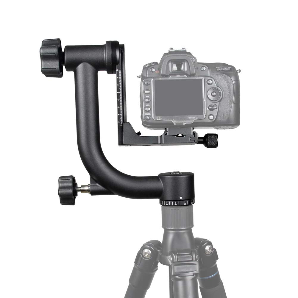 360° Rotating Camera Cantilever Head - Adjustable for Bird Watching, Wildlife Photography & Outdoor Shooting | Durable & Lightweight for DSLR & Mirrorless Cameras | Perfect for Nature Enthusiasts & Professional Photographers
