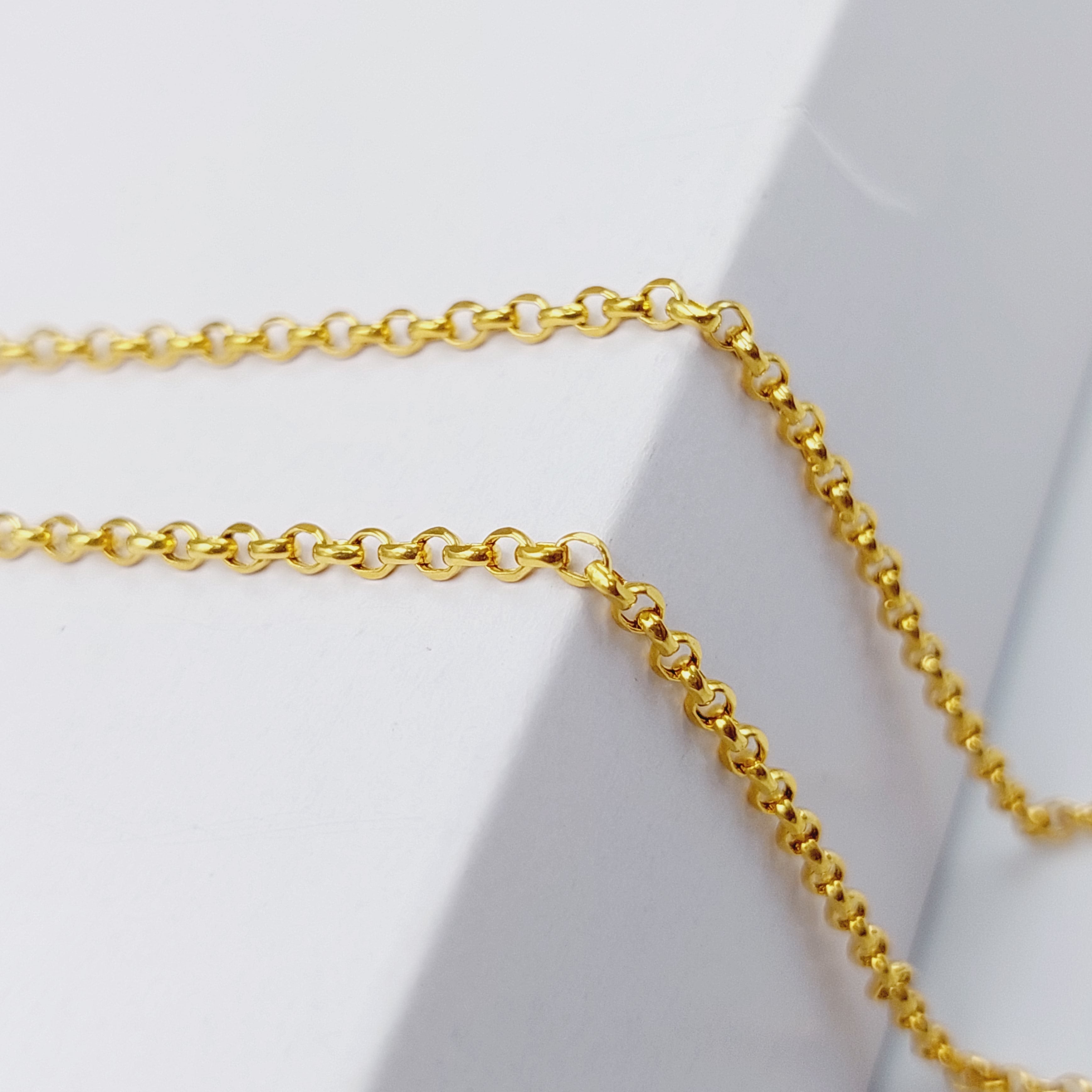 40cm Medium Thickness Zarad Chain - Stainless Steel Necklace for Men & Women | Perfect for Layering, Everyday Wear & Gift Giving