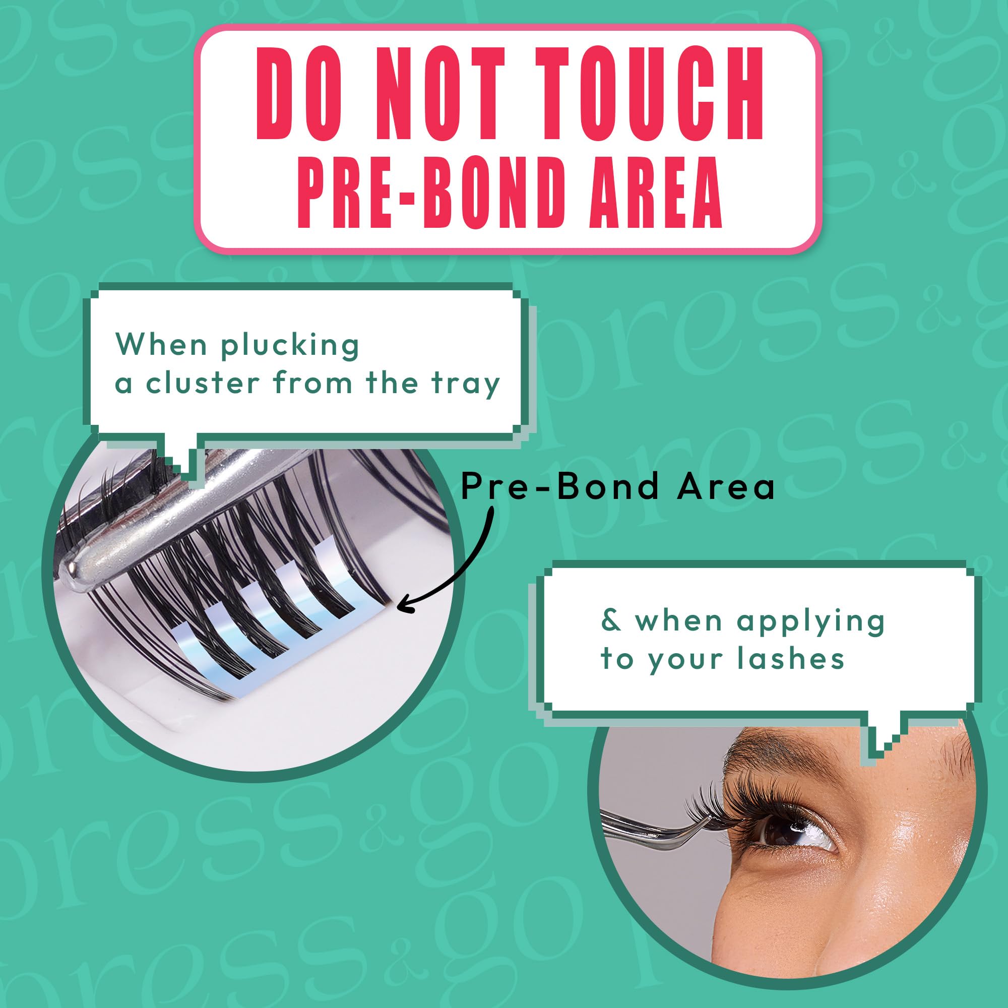 i-ENVY Press&Go Self-Adhesive Eyelash Clusters - No Glue Needed False Lashes for Easy 1-Step Application | No Damage or Residue | Perfect for Daily Wear, Parties & Special Occasions (Glam Day Extreme)
