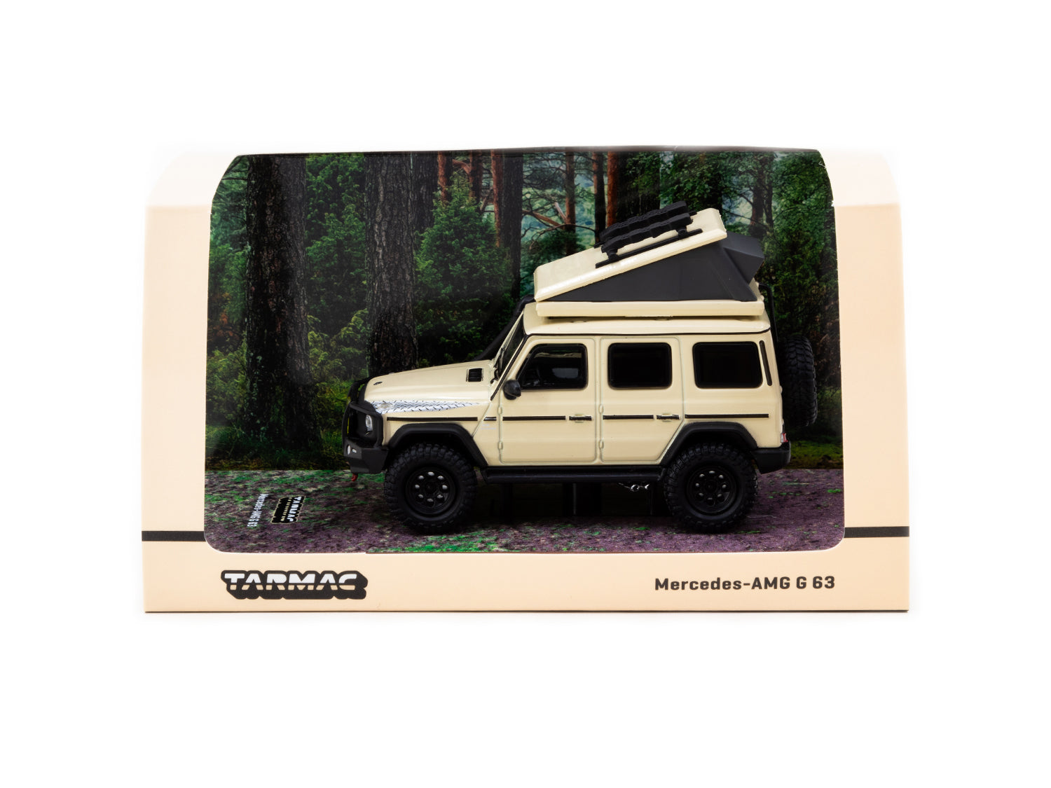 Tarmac Works 1/64 Scale Mercedes AMG G 63 Camping Diecast Model Car - Perfect for Collectors, Display & Diorama Scenes