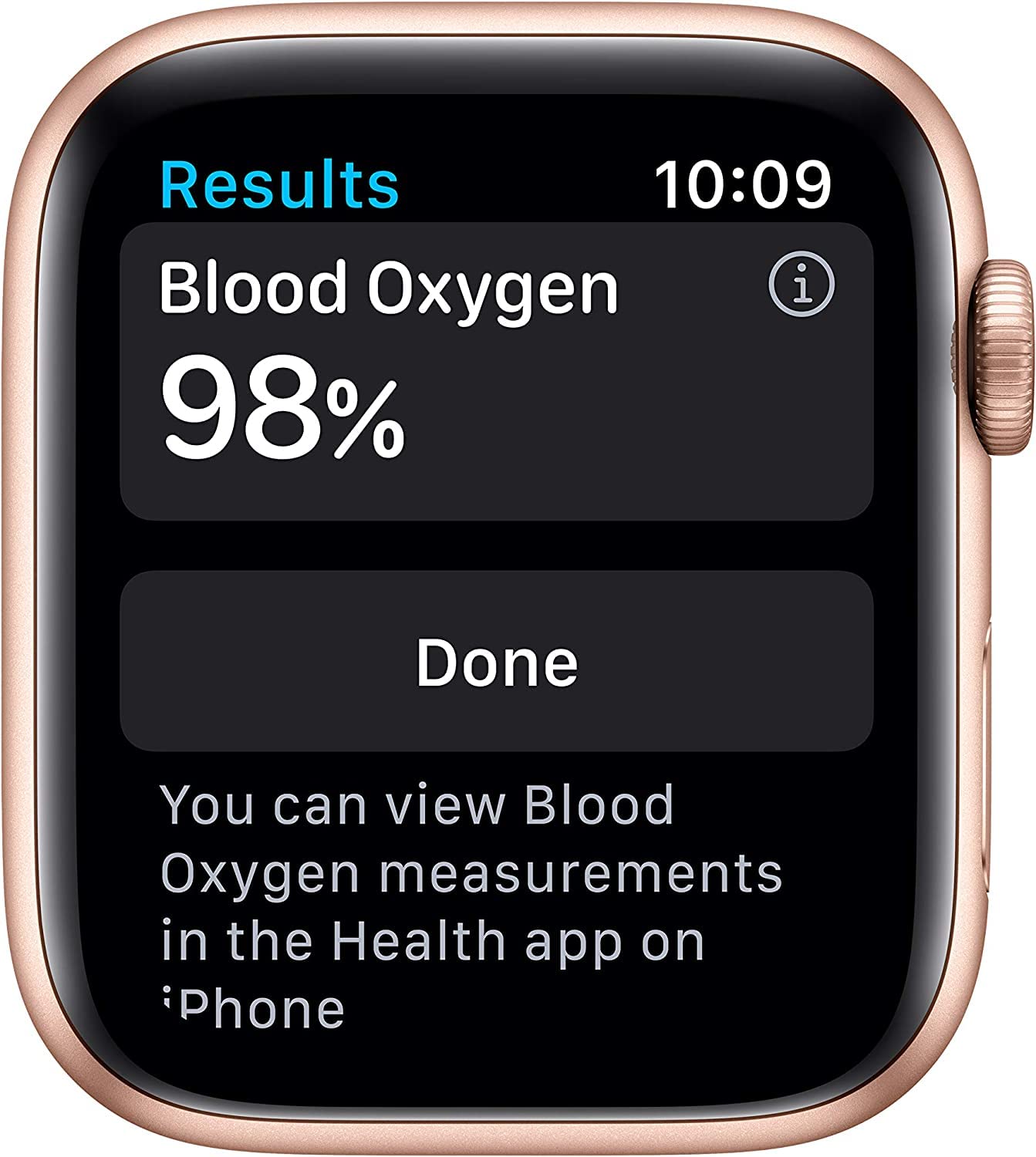 Apple Watch Series 6 (GPS, 44mm) - Gold Aluminum Case with Pink Sand Sport Band (Renewed) | Smartwatch for Fitness Tracking, Heart Rate Monitor & iPhone Compatibility | Perfect for Workouts, Running & Daily Wear