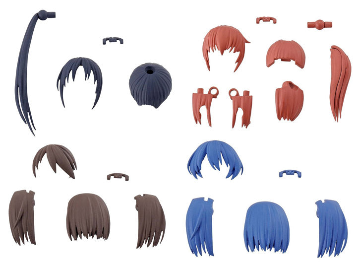 Bandai 30 Minutes Sisters 30MS Option Hair Style Parts Vol. 2 Accessory Kit (4-Piece Set) - Perfect for Customizing Anime Figures & Model Kits