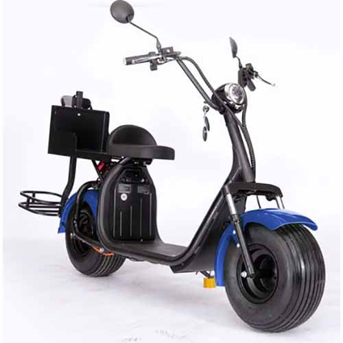 2000W 60V Electric Fat Tire Trike - 3 Wheel Scooter Moped Bike with Golf Rack, Similar to CityCoco Bike CT 3G - Perfect for Commuting, Golf Course Transport & Urban Adventure