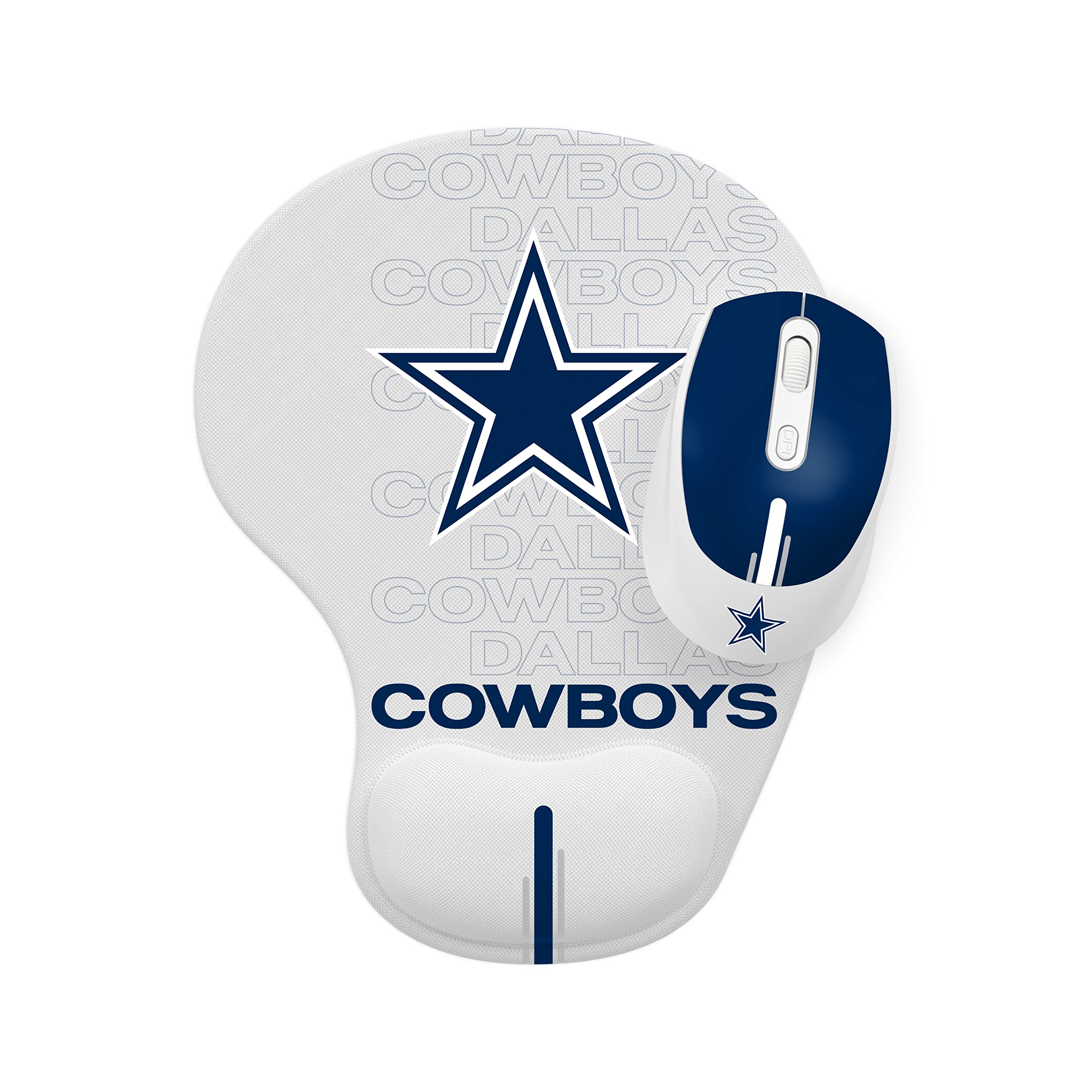 SOAR NFL Officially Licensed Gaming Mouse and Mouse Pad Set - High Precision, Ergonomic Design for PC & Laptop - Perfect for Football Fans, Gamers, and Office Use