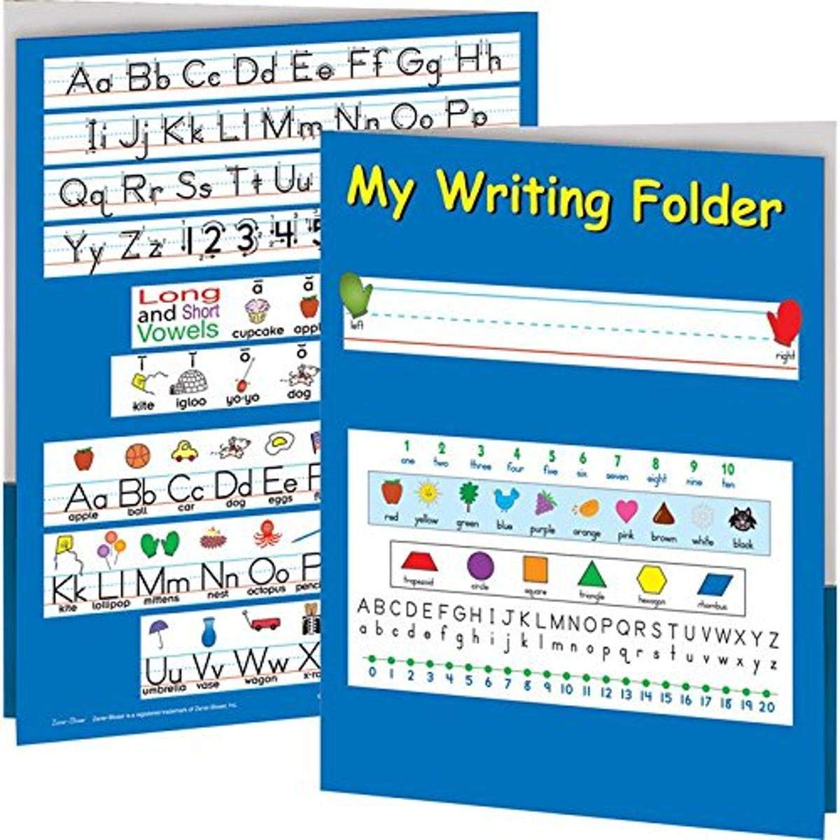 My Writing Folder - Zaner-Bloser Style - 12 Pack of 9