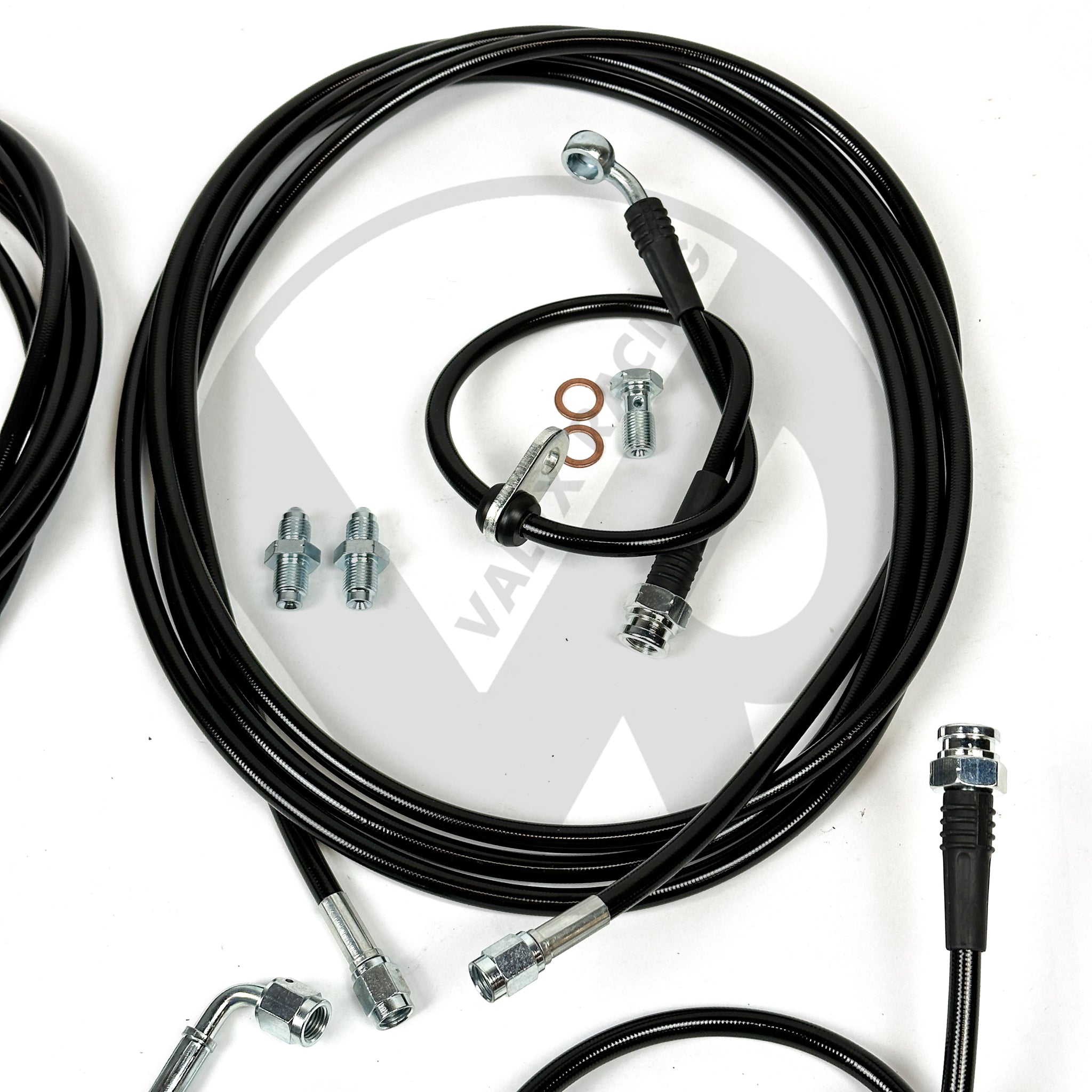 2002-2006 Acura RSX Type S Complete Brake Line Kit with ABS Delete - High Performance Stainless Steel Brake Lines for Track & Street Racing